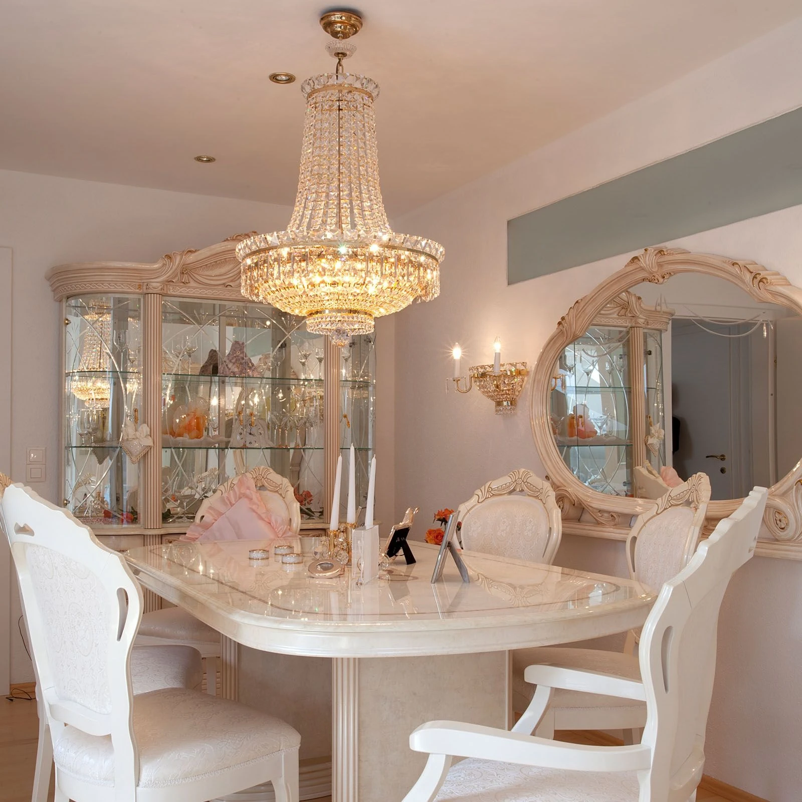 Luster Ambassador, sa 15 izvora svetla, pozlaćen 24-karatnim zlatom - 9