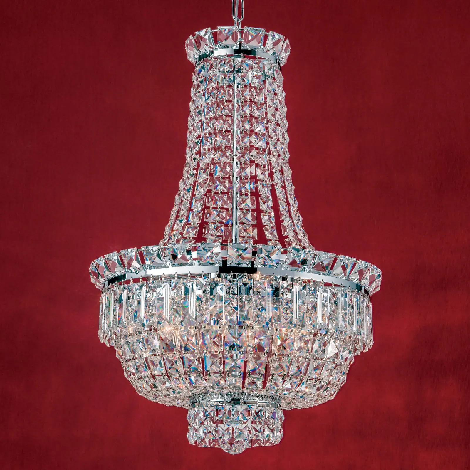 Luster AMBASSADOR, 9 izvora svetla, hrom - 7