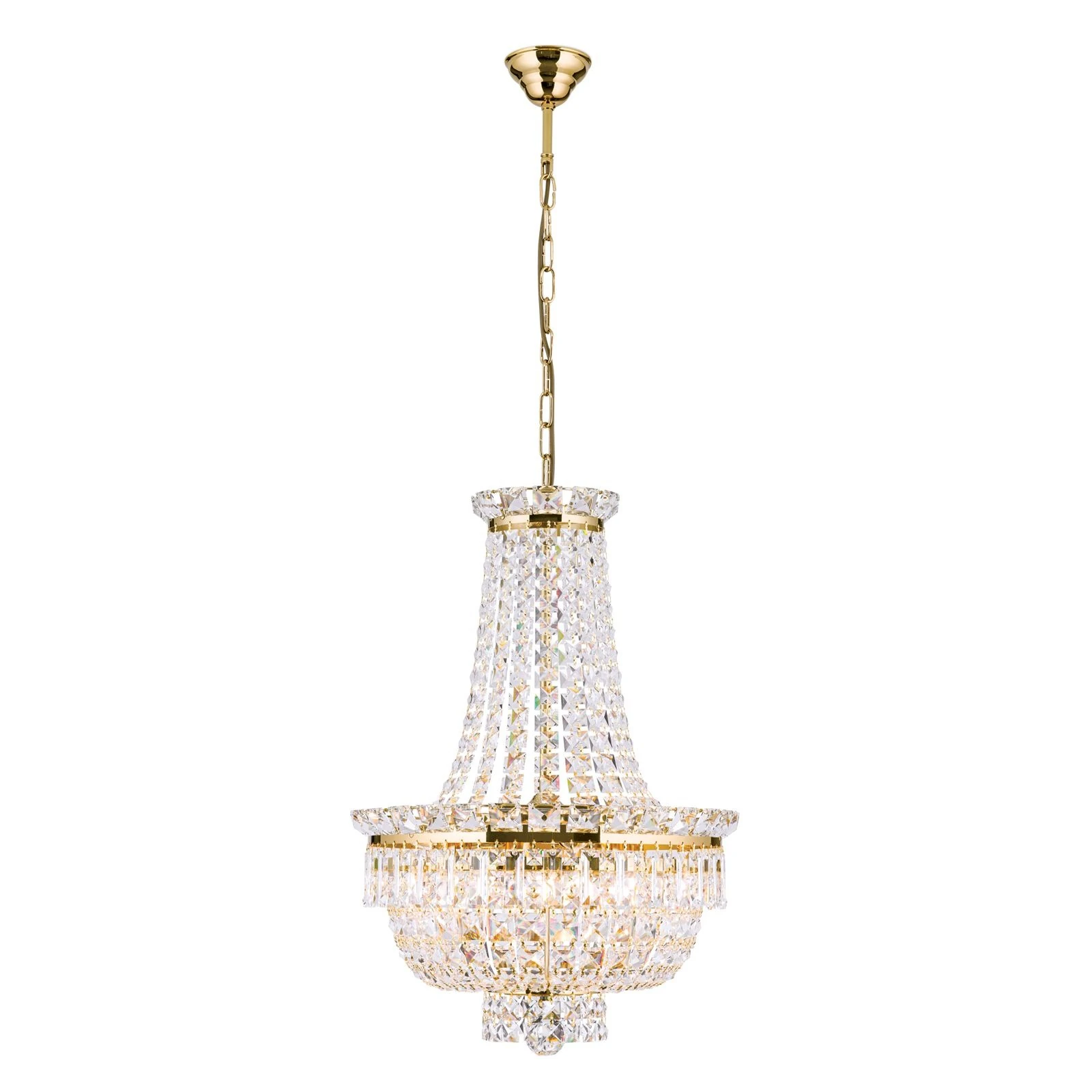 Luster Ambassador, sa 9 izvora svetla, pozlaćen 24-karatnim zlatom - 4