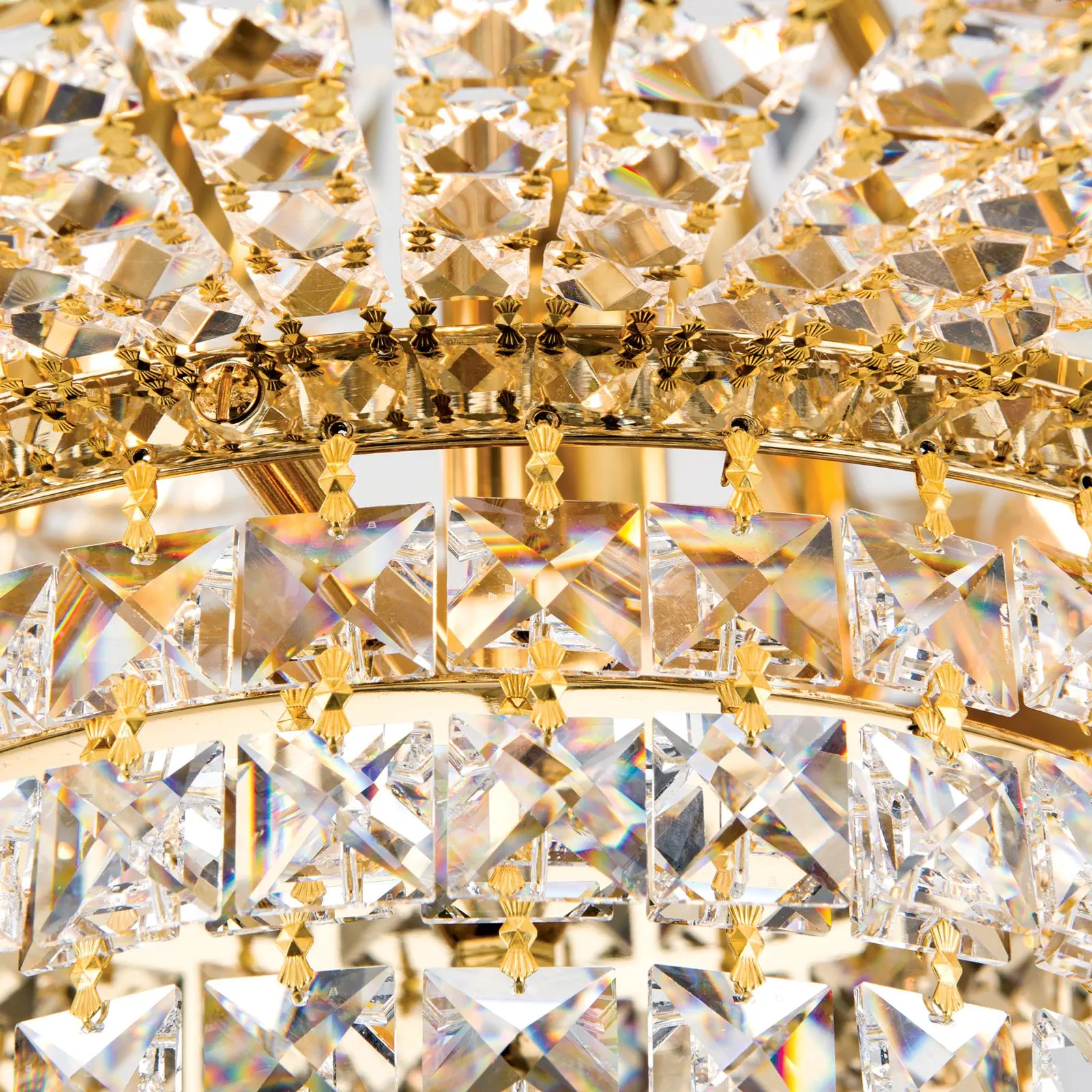 Luster AMBASSADOR, 18 izvora svetla, zlato - 3