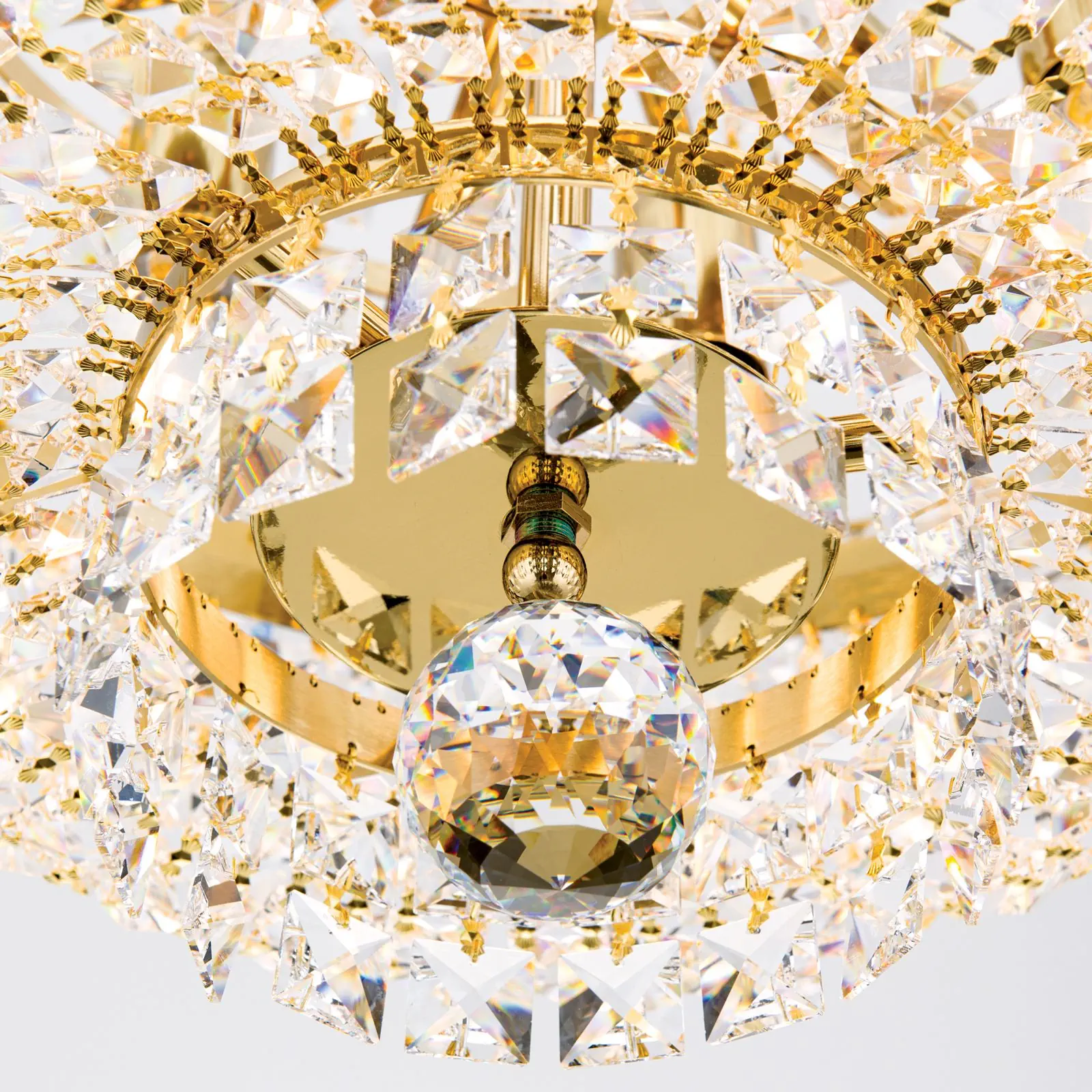 Luster AMBASSADOR, 18 izvora svetla, zlato - 4