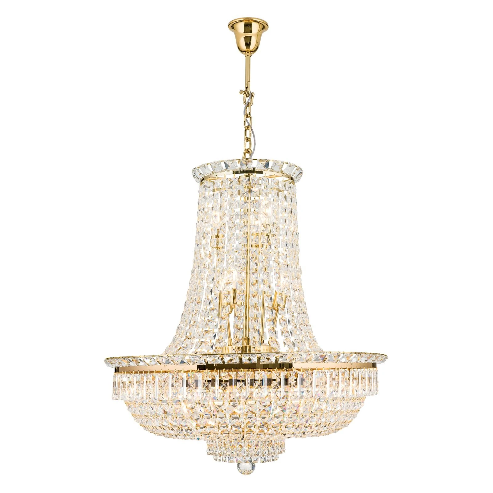 Luster Ambassador, sa 21 izvora svetla, pozlaćen 24-karatnim zlatom - 4