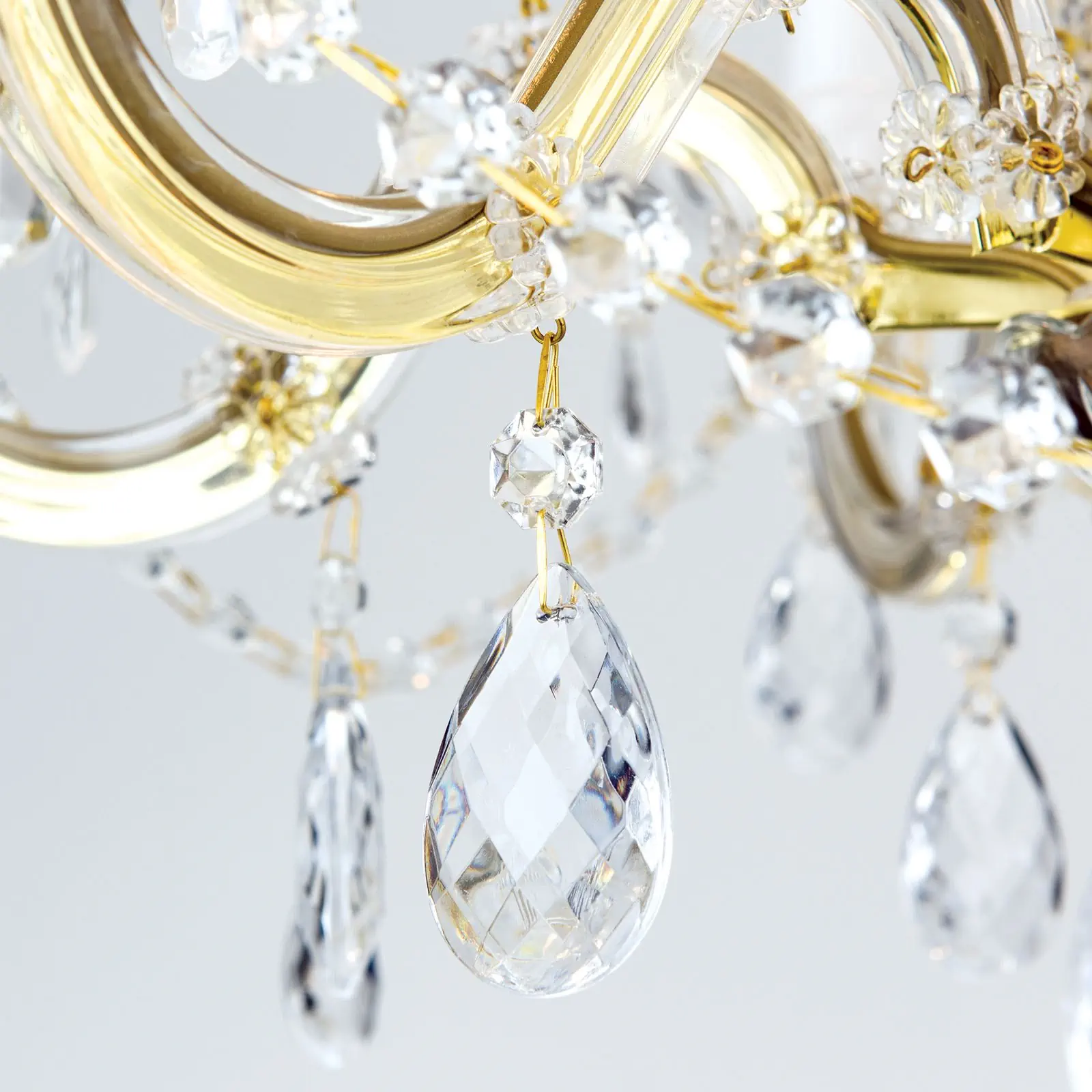 Luster MARIE CLAIRE, 9 izvora svetla, zlatni - 5