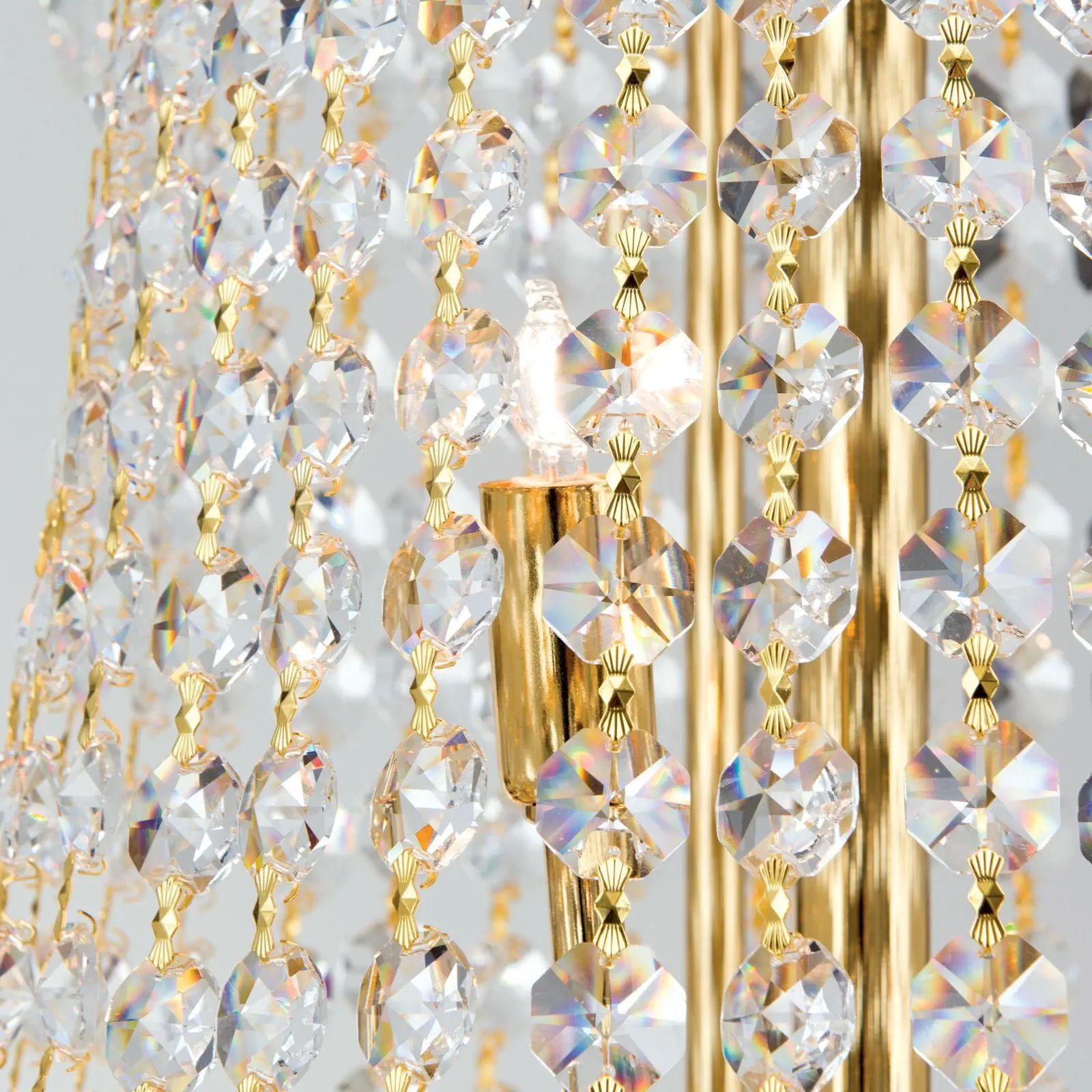 Luster ORIENTAL, 130 cm, pozlaćen 24-karatnim zlatom - 3