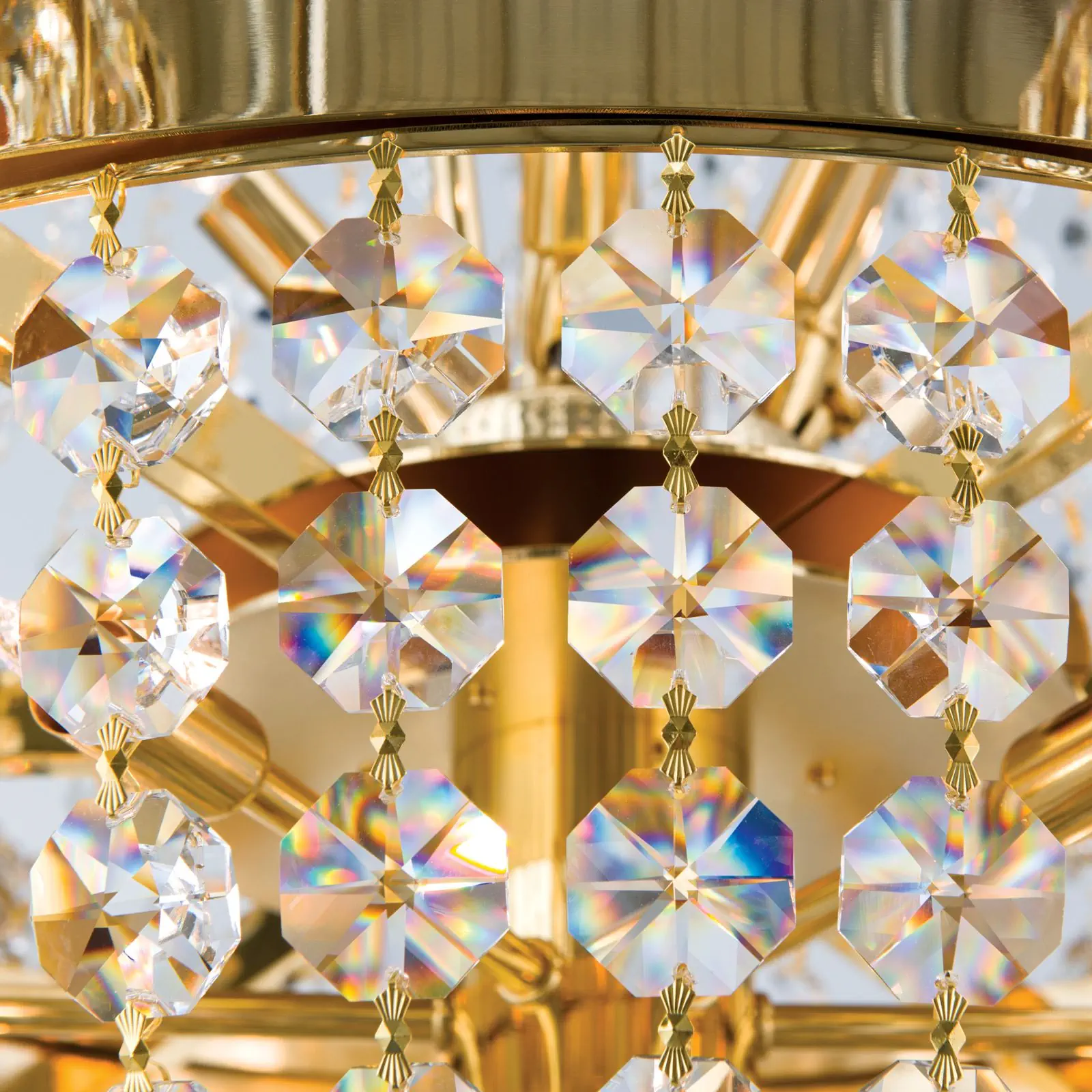 Luster ORIENTAL, 36 izvora svetla, zlatni - 5