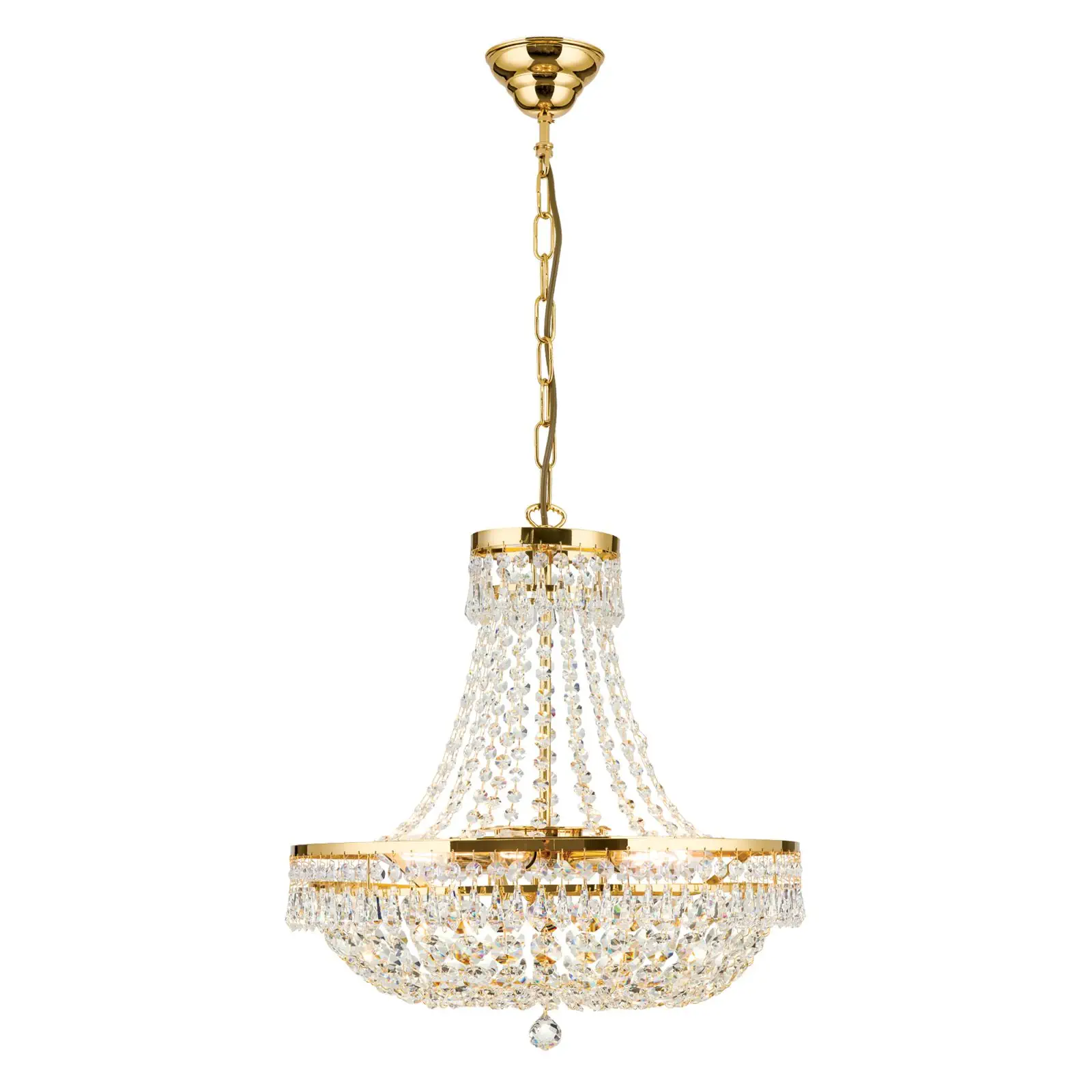 Luster SHERATON, 45cm, 24-karatno pozlaćen - 4