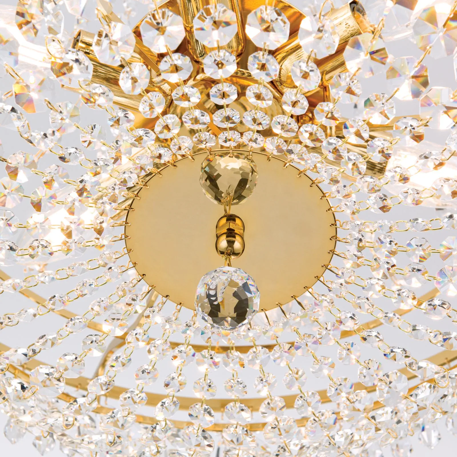 Luster SHERATON, 45cm, 24-karatno pozlaćen - 5