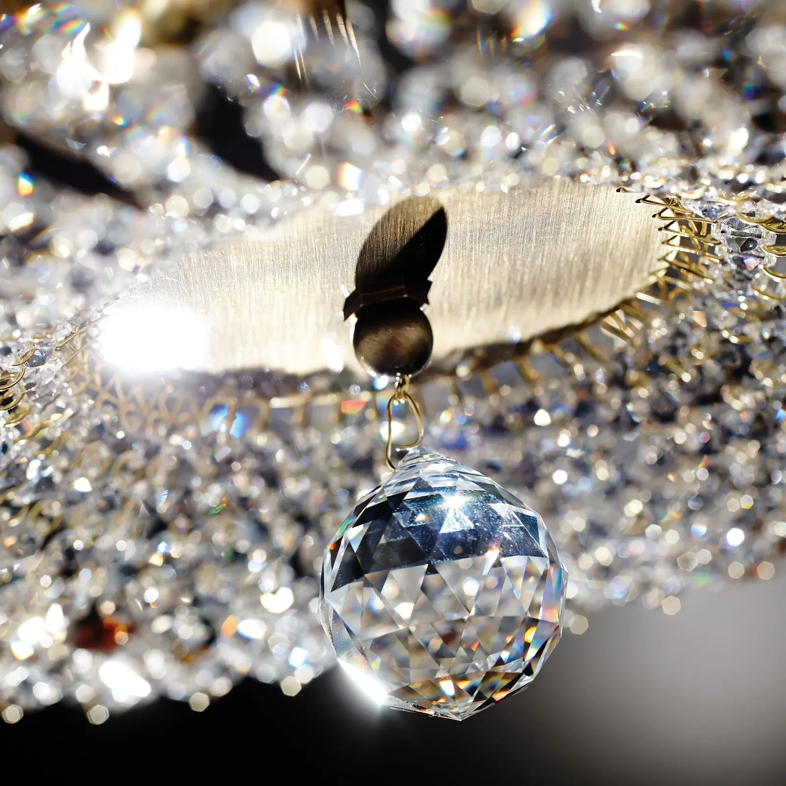 Luster SHERATON, 6 izvora svetla, patina, 55 cm - 3