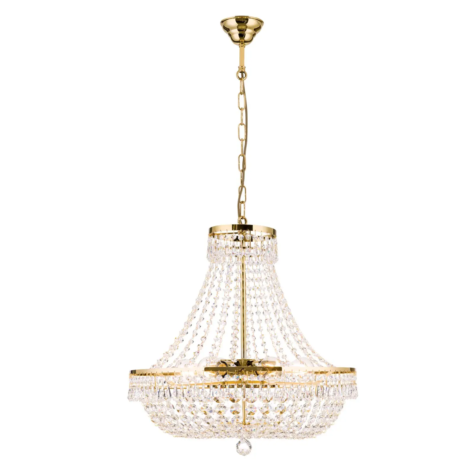 Luster SHERATON, 55cm, 24-karatno pozlaćen - 4