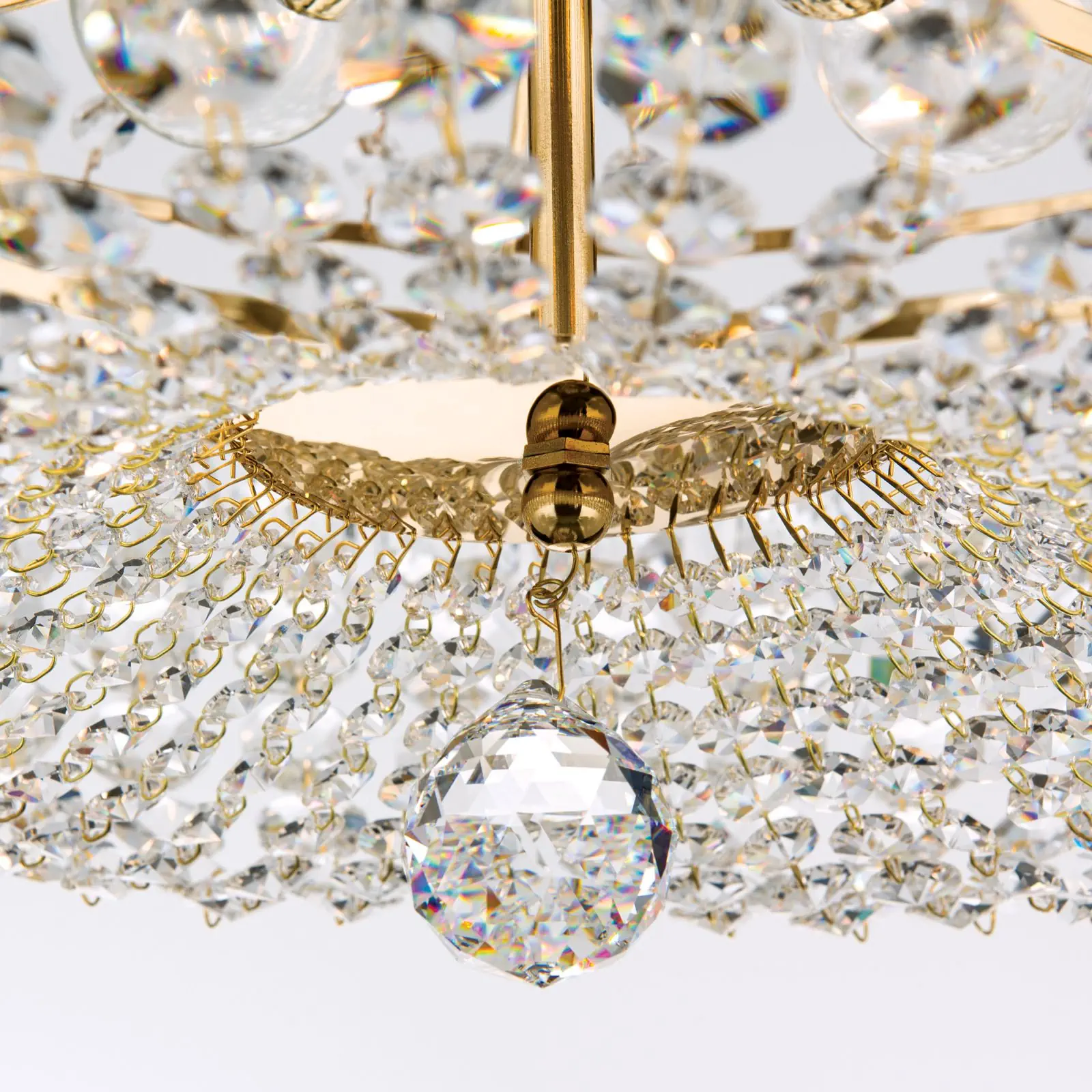 Luster SHERATON, 55cm, 24-karatno pozlaćen - 6