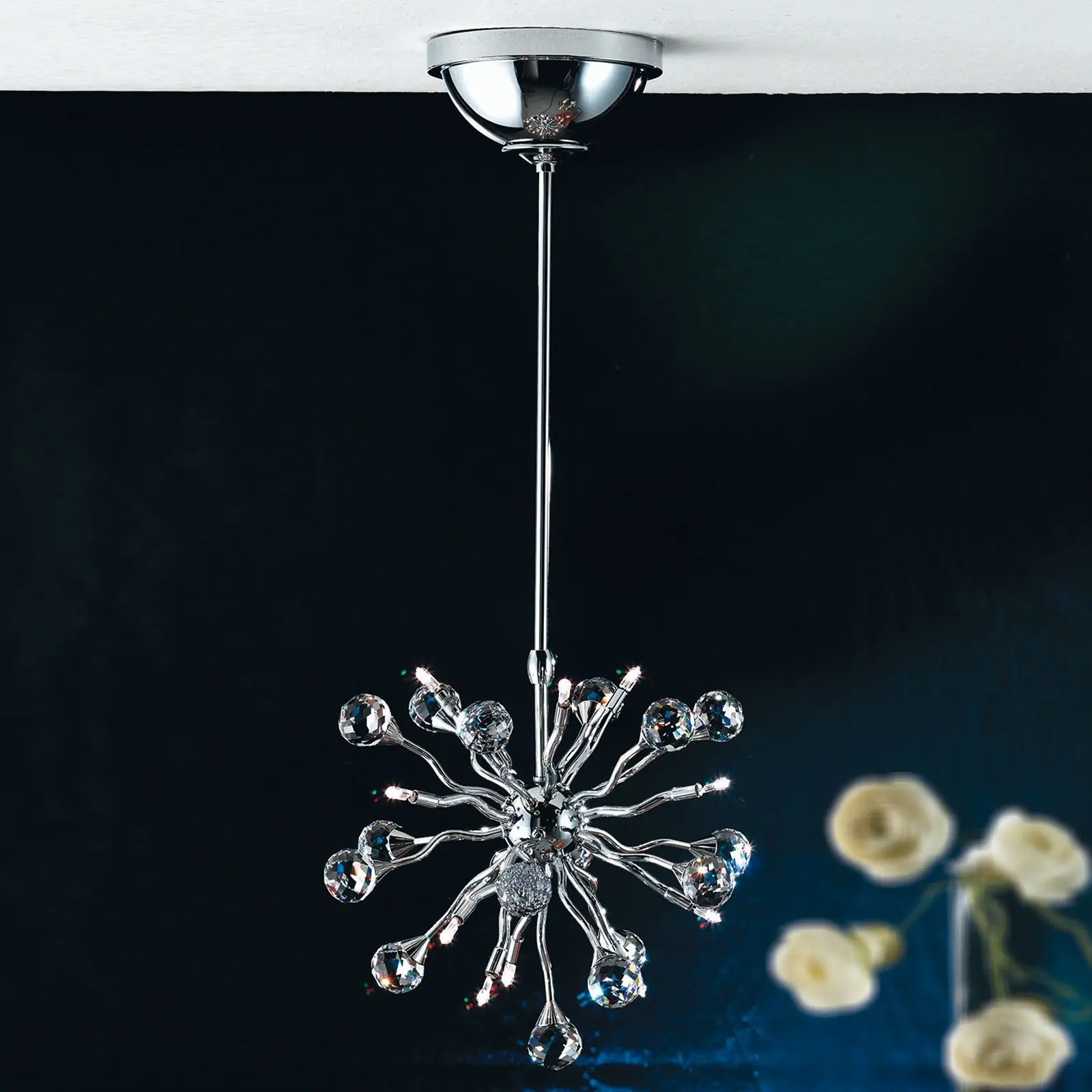 Luster GALAXY, 12 izvora svetla, hrom - 4