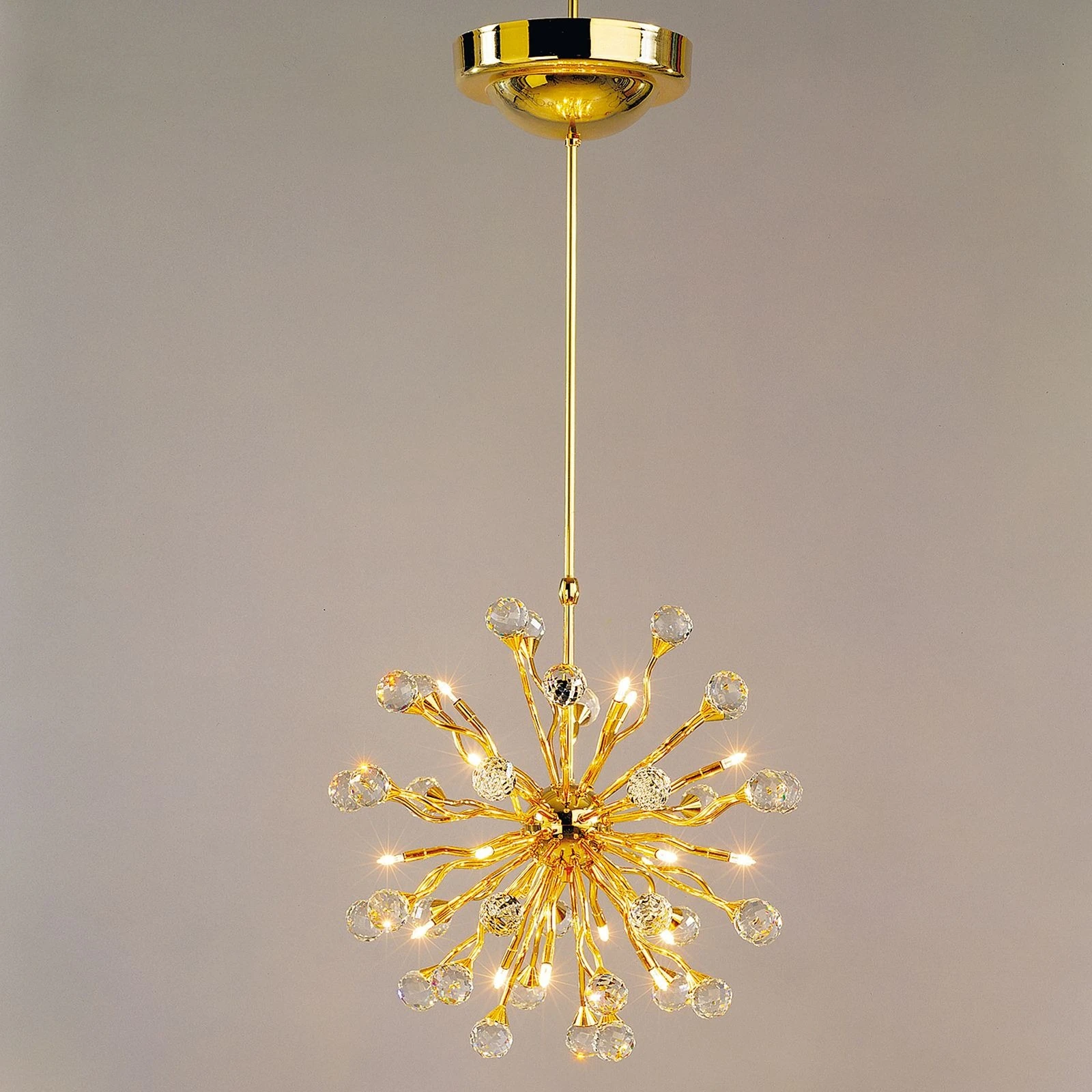 Luster GALAXY, 18 izvora svetla, 24-karatno pozlaćeno - 4