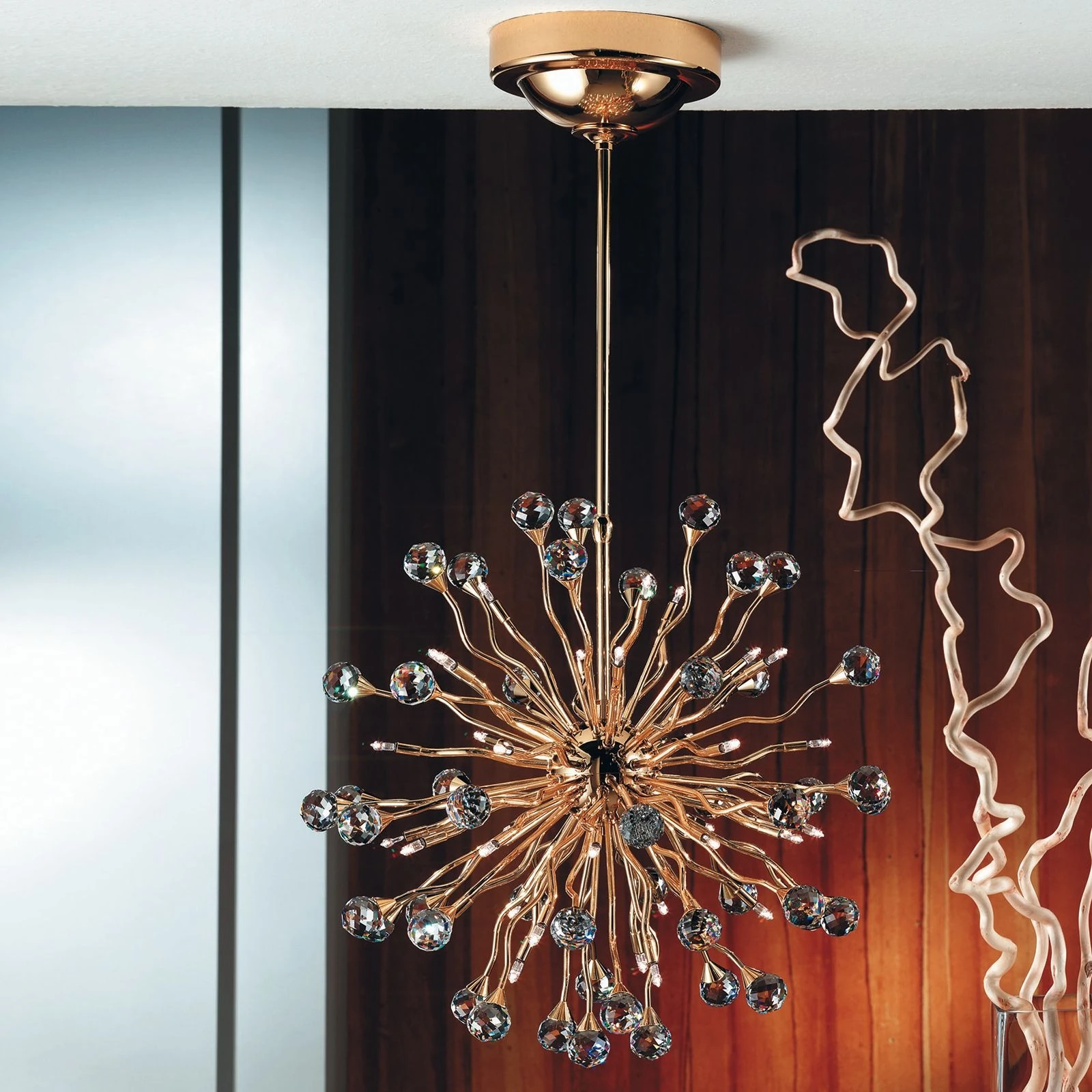 Luster GALAXY, 36 izvora svetla, 24-karatno pozlaćeno - 4