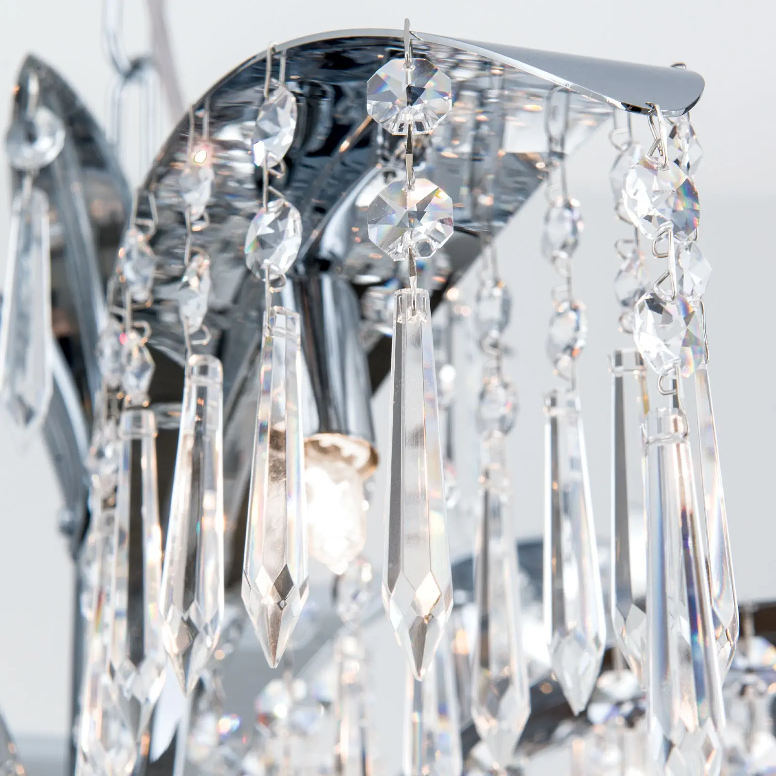 Luster PALME sa 6 izvora svetla, hromiran - 5