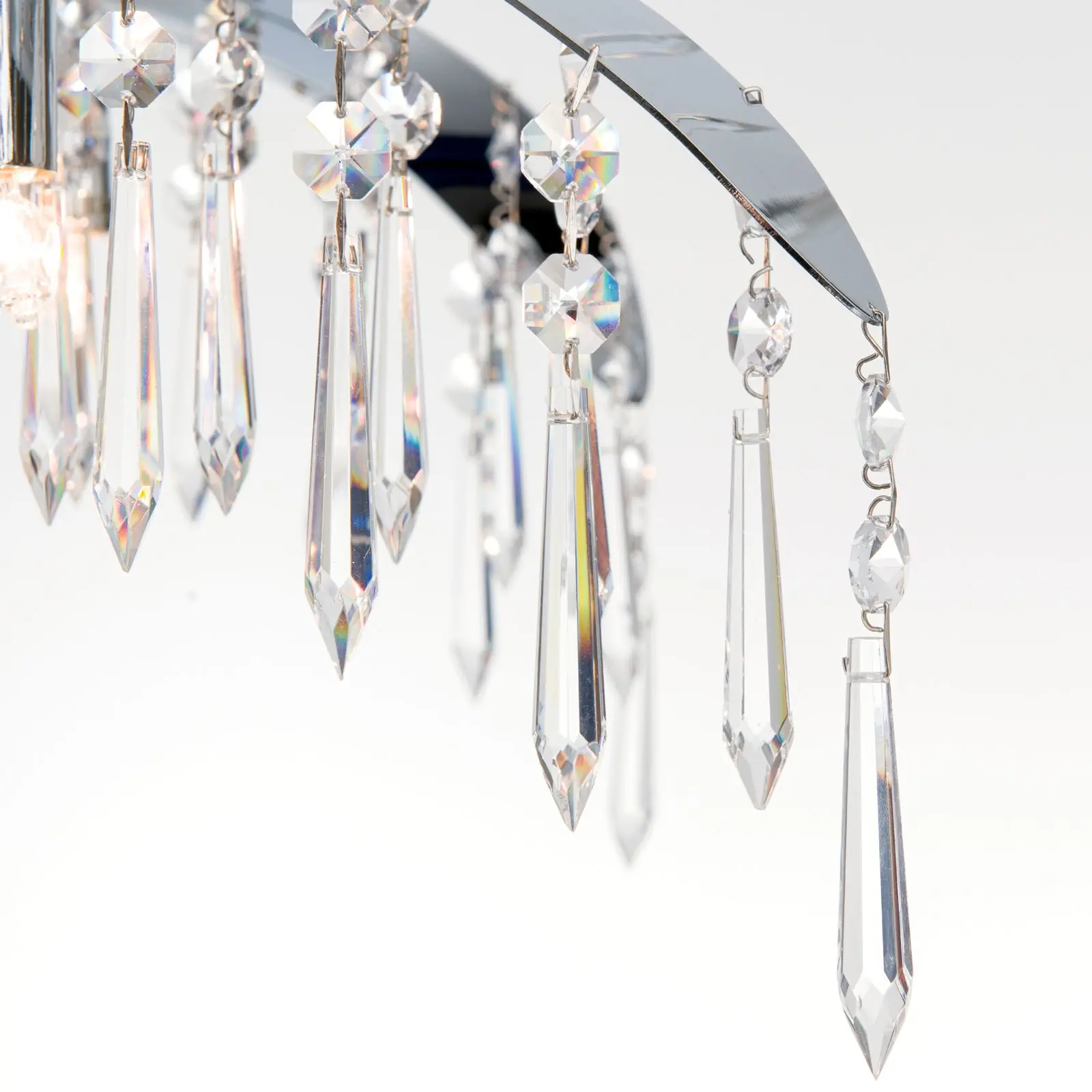 Luster PALME sa 12 izvora svetla, hromiran - 5