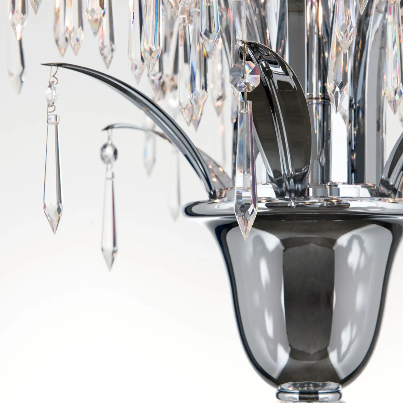 Luster PALME sa 12 izvora svetla, hromiran - 6