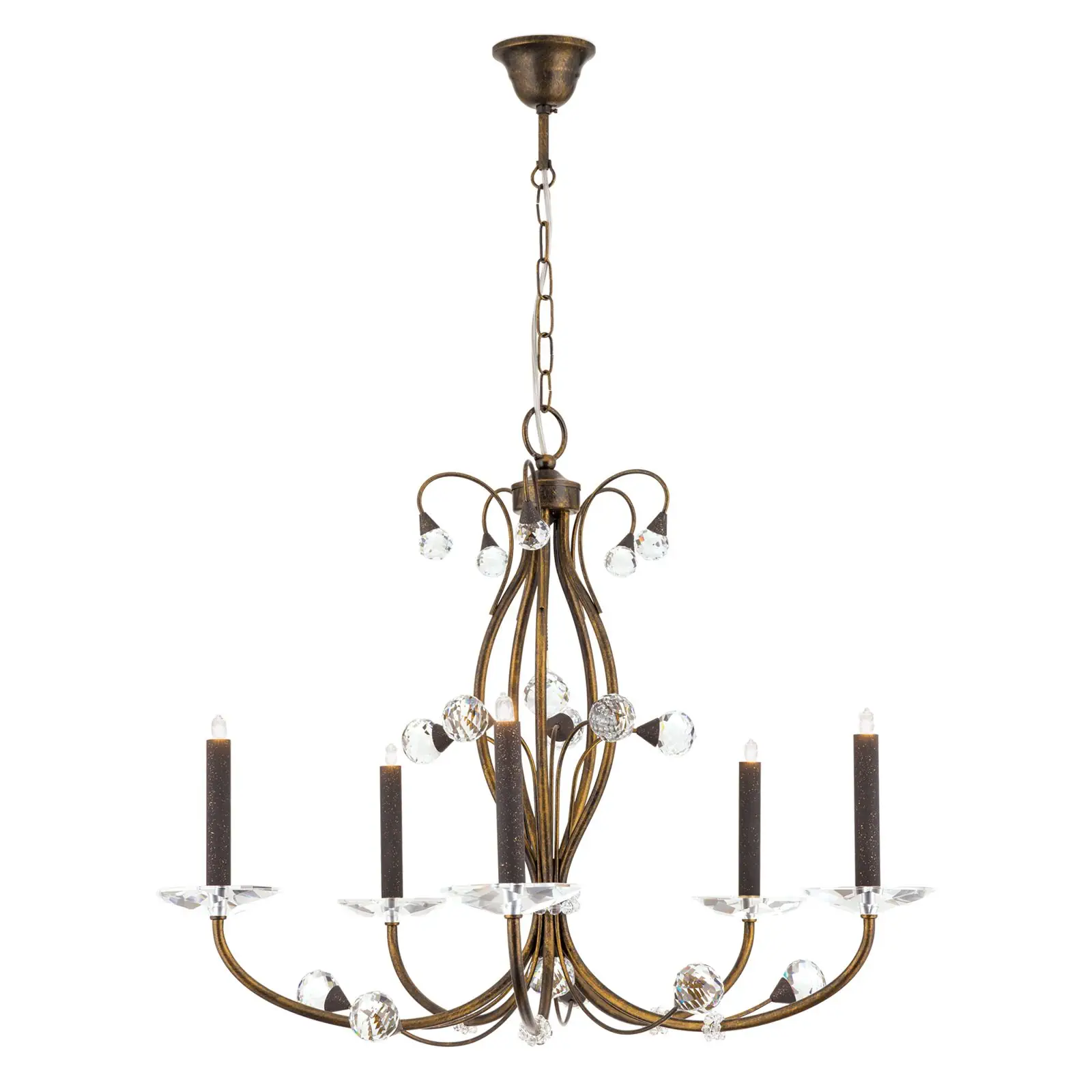 Luster EREMITAGE, 5 izvora svetla, antik - 4