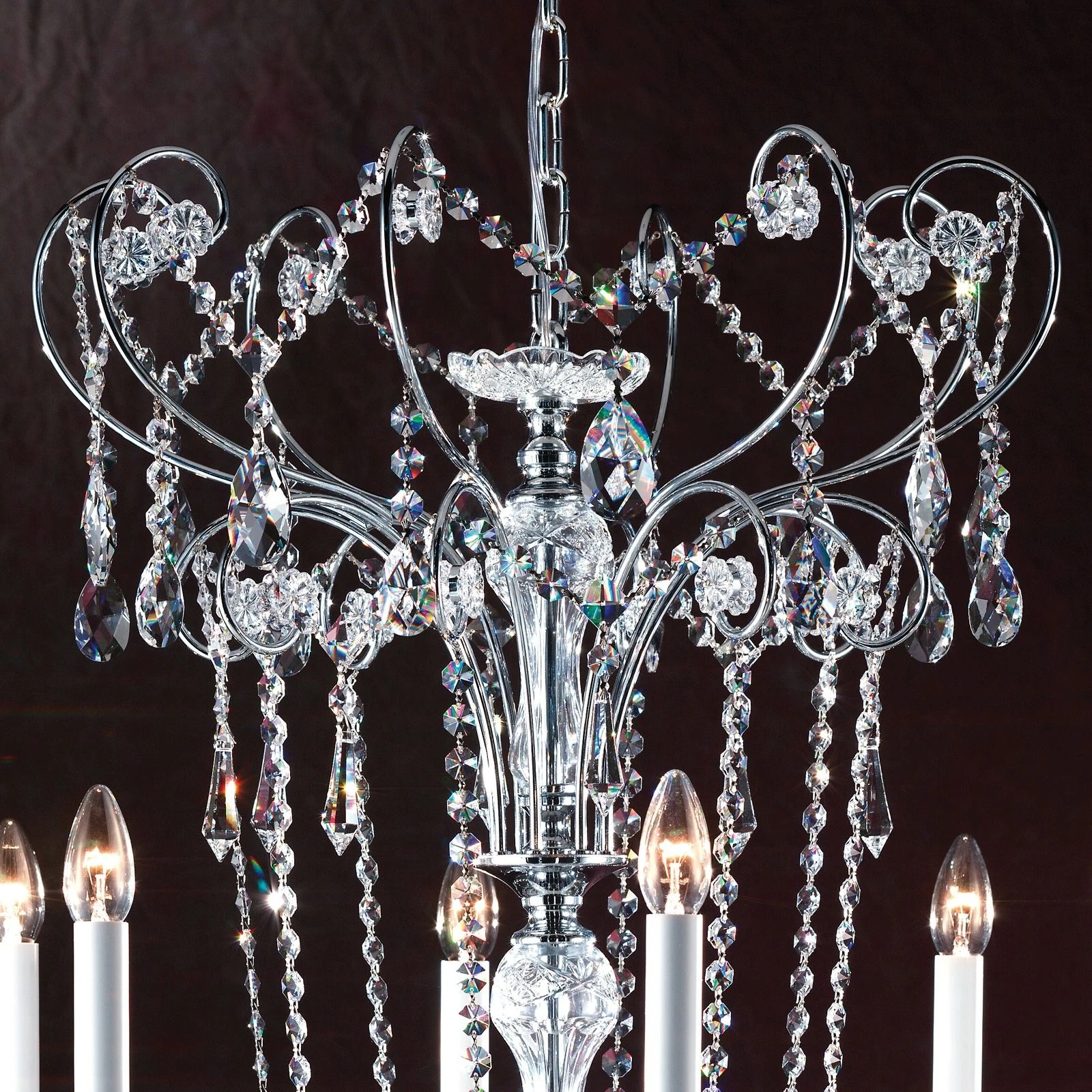 Luster KATHARINA, hrom, Ø 85 cm - 2