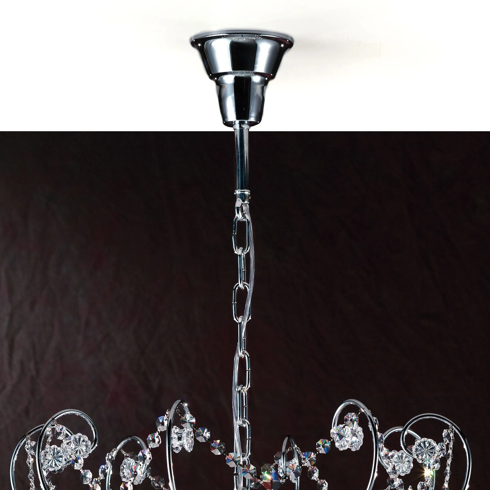 Luster KATHARINA, hrom, Ø 85 cm - 3