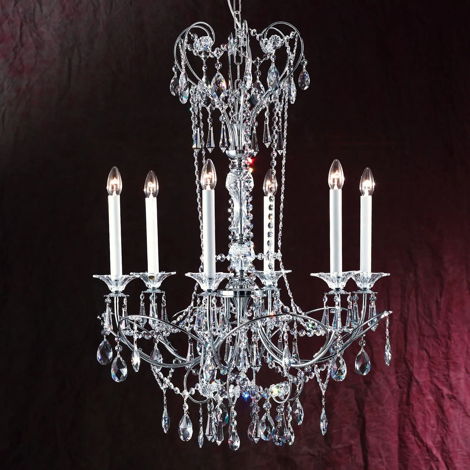 Luster KATHARINA, 6 izvora svetla, hrom, 75cm - 1