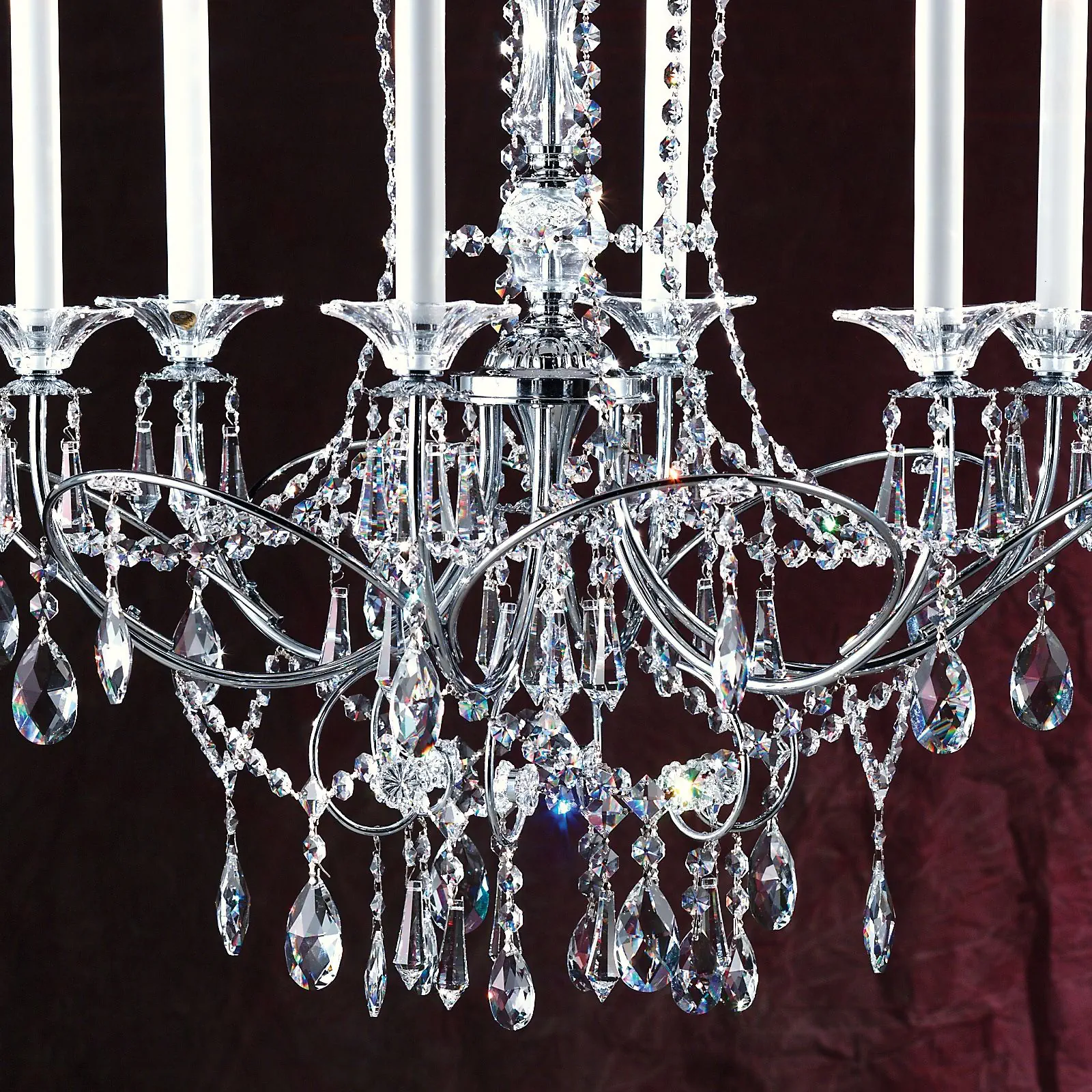 Luster KATHARINA, 6 izvora svetla, hrom, 75cm - 2