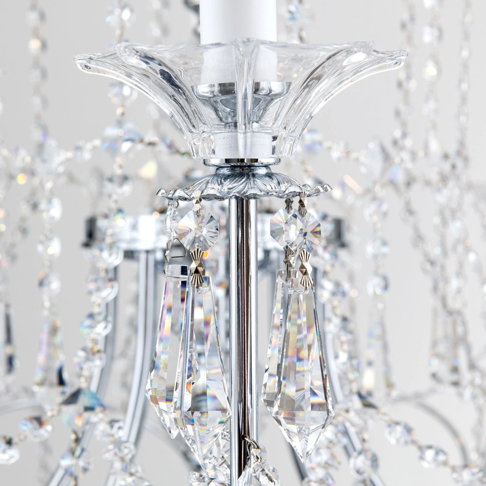 Luster KATHARINA, 10 izvora svetla, hrom - 5