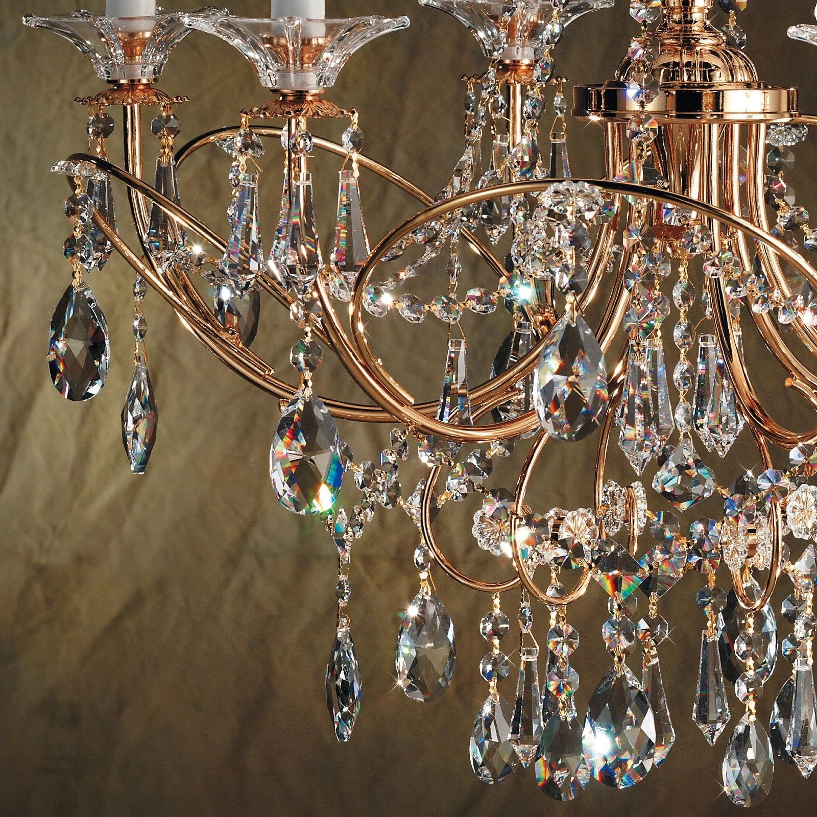 Luster KATHARINA, 24-karatno pozlaćeno, Ø 75 cm - 2