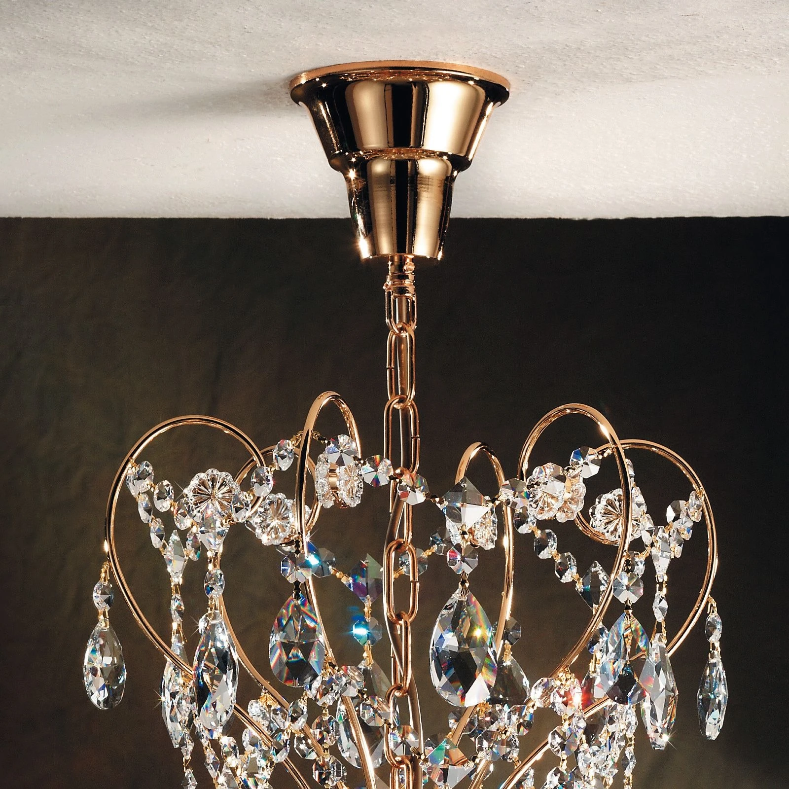 Luster KATHARINA, 24-karatno pozlaćeno, Ø 75 cm - 3