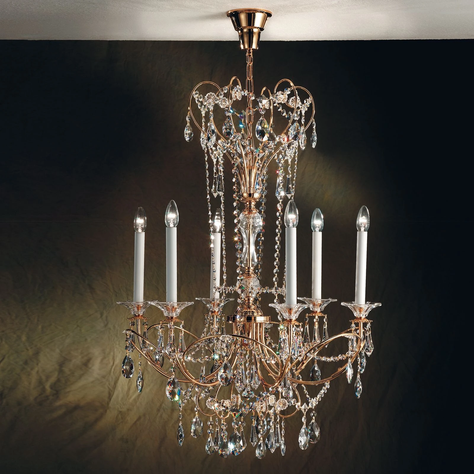 Luster KATHARINA, 24-karatno pozlaćeno, Ø 75 cm - 4