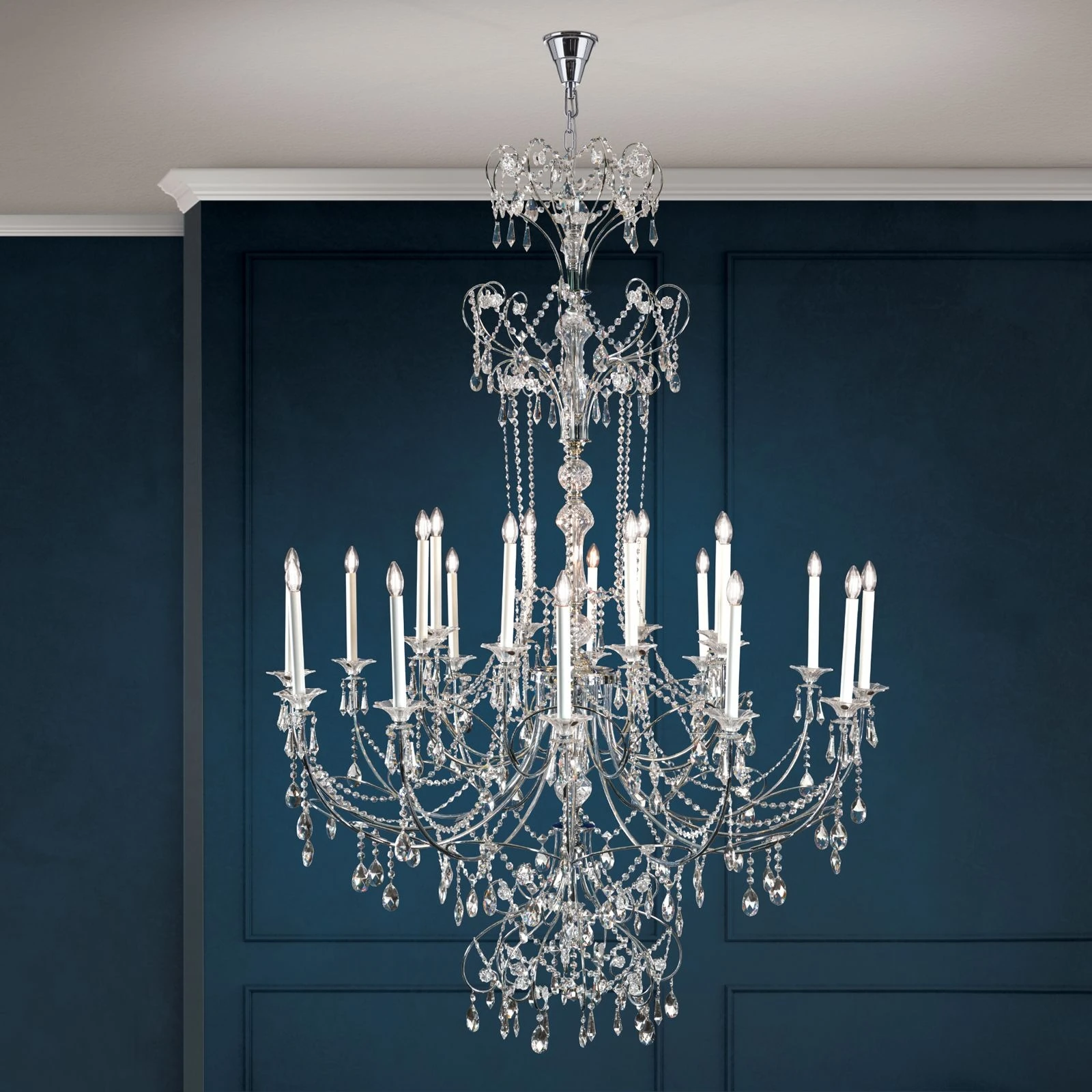 Luster KATHARINA, 20 izvora svetla, hrom - 2