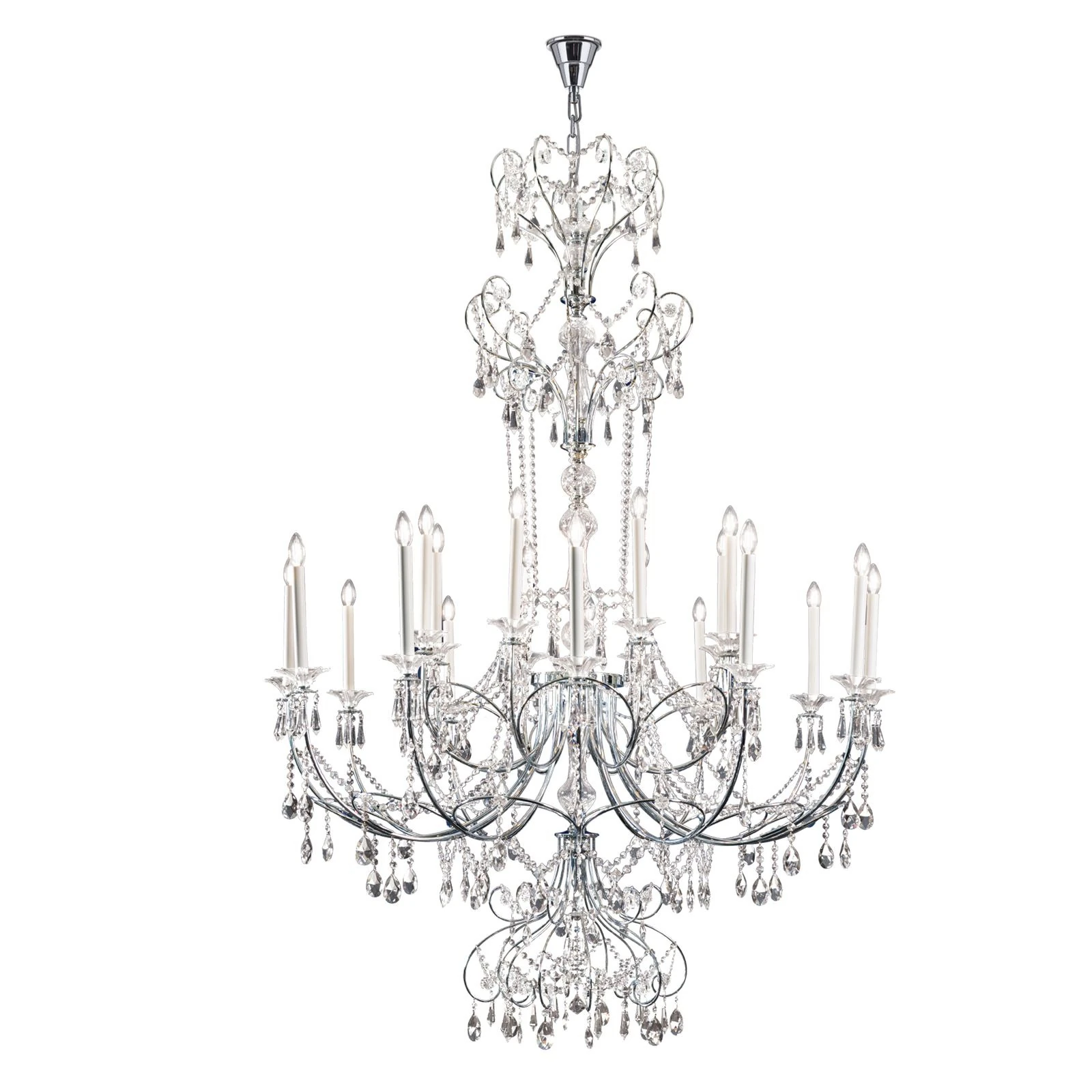 Luster KATHARINA, 20 izvora svetla, hrom - 4