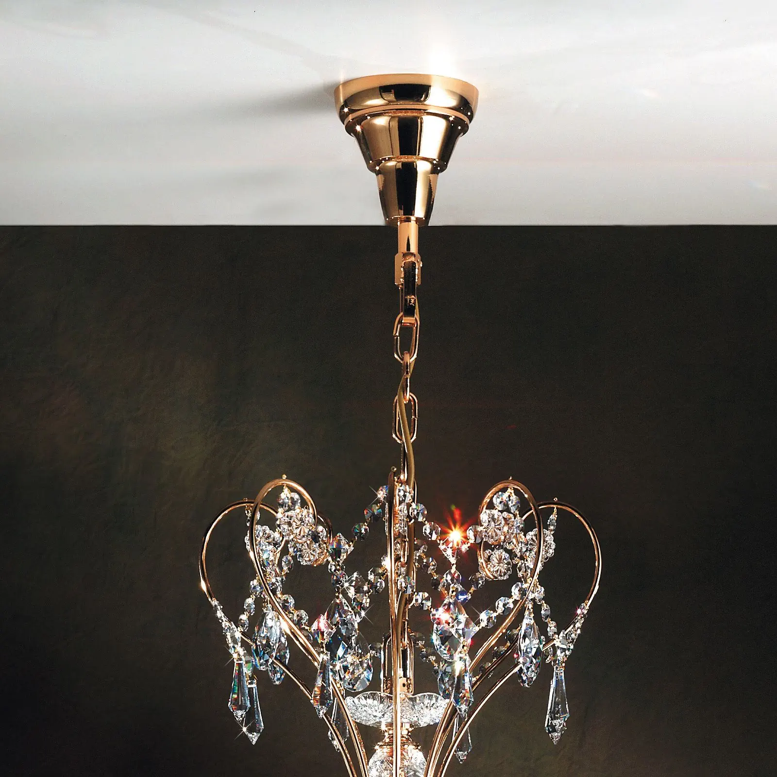 Luster KATHARINA, 20 izvora svetla, zlatni - 3