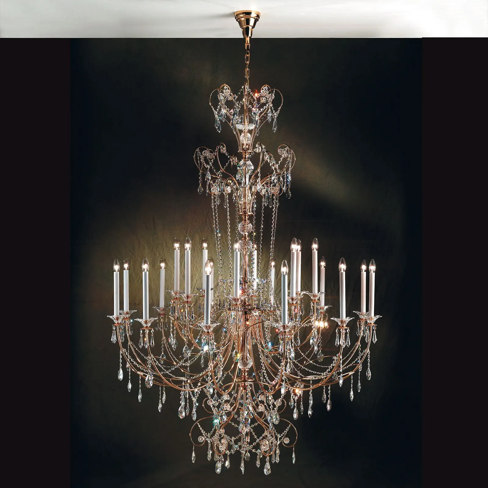 Luster KATHARINA, 20 izvora svetla, zlatni - 4