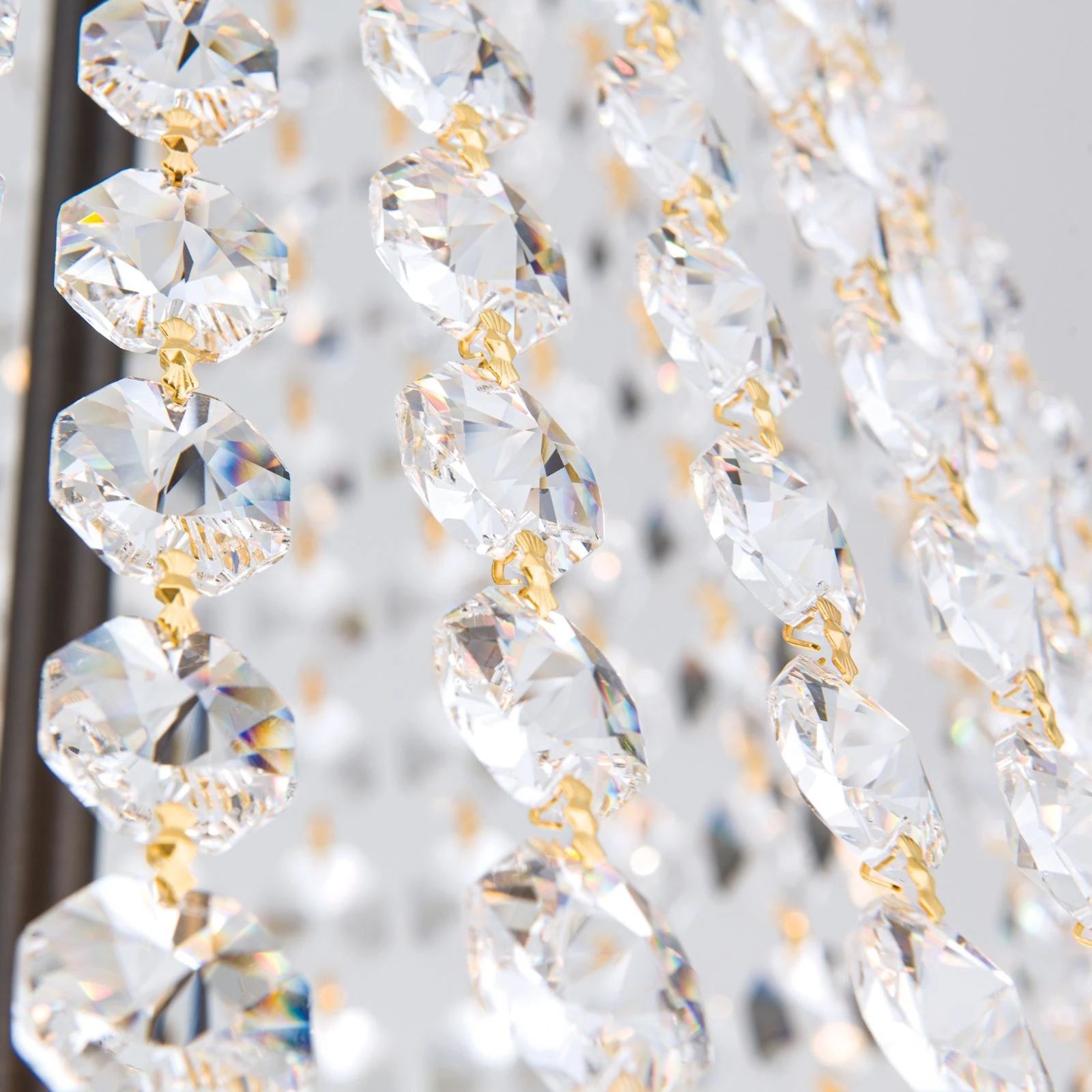 Luster EMPIRE CRYSTAL, 9 izvora svetla, antik patina - 6