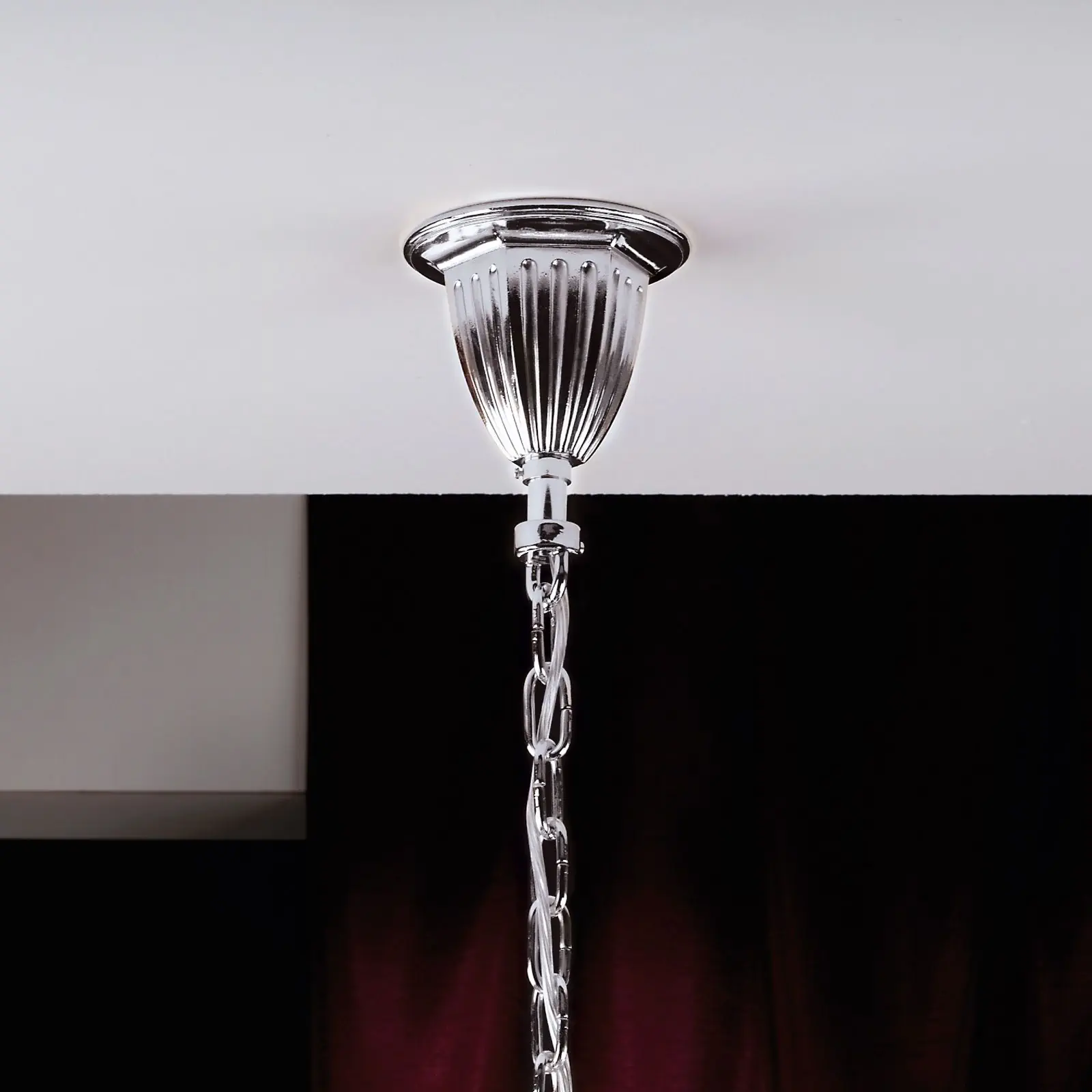 Luster EMPIRE CRYSTAL, 20 izvora svetla, antik srebro - 4