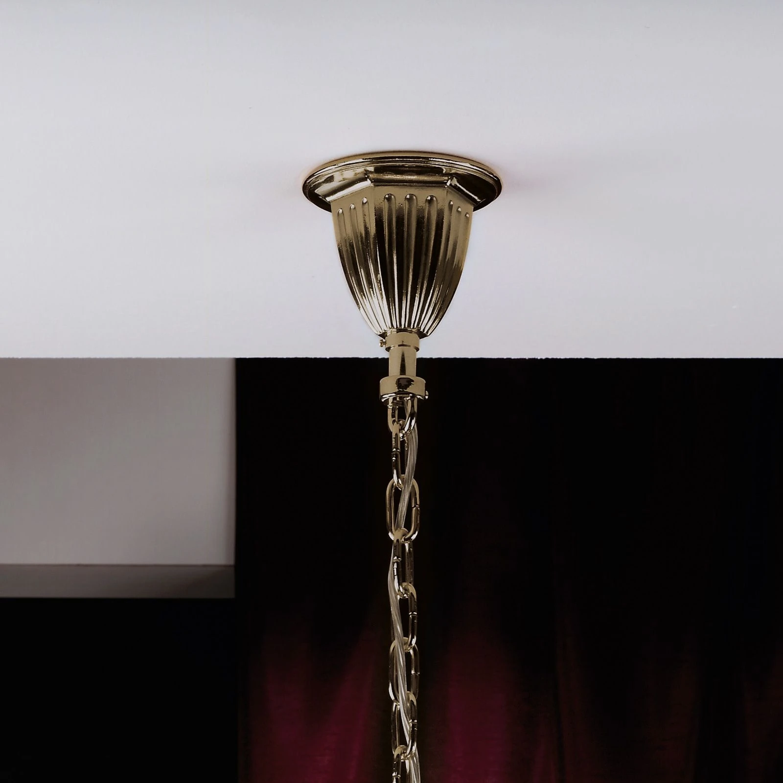 Luster EMPIRE CRYSTAL, 8+8+4 izvora svetla, stara patina, saten difuzno opalno staklo - 4