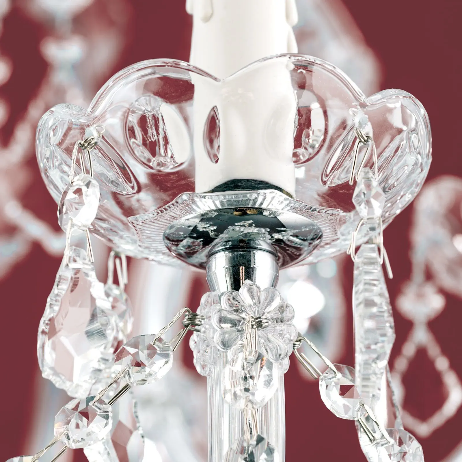 Luster THERESA, 18 izvora svetla, srebrni - 7