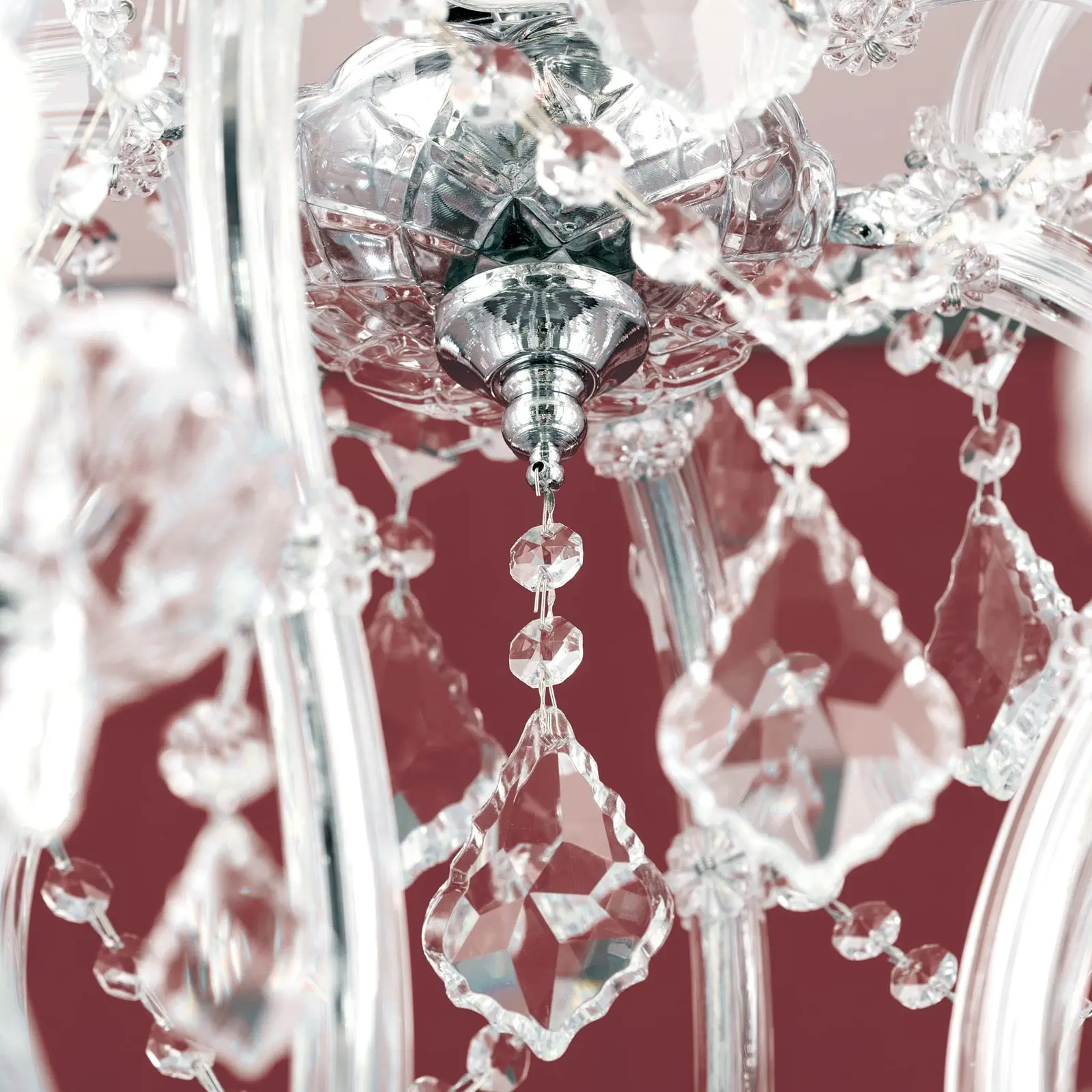 Luster THERESA, 18 izvora svetla, srebrni - 8