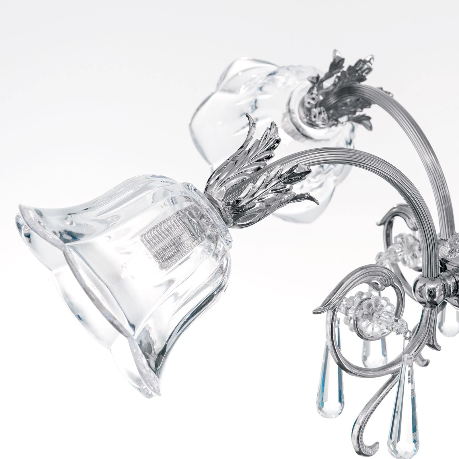 Luster LA BOHEME, 4 izvora svetla, antik srebro - 5