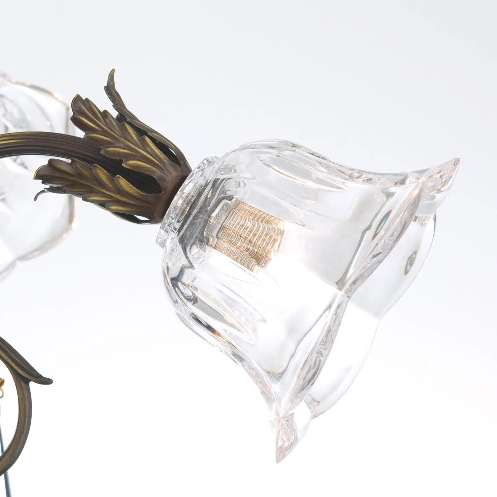 Luster LA BOHEME, 4 izvora svetla, stara patina - 6