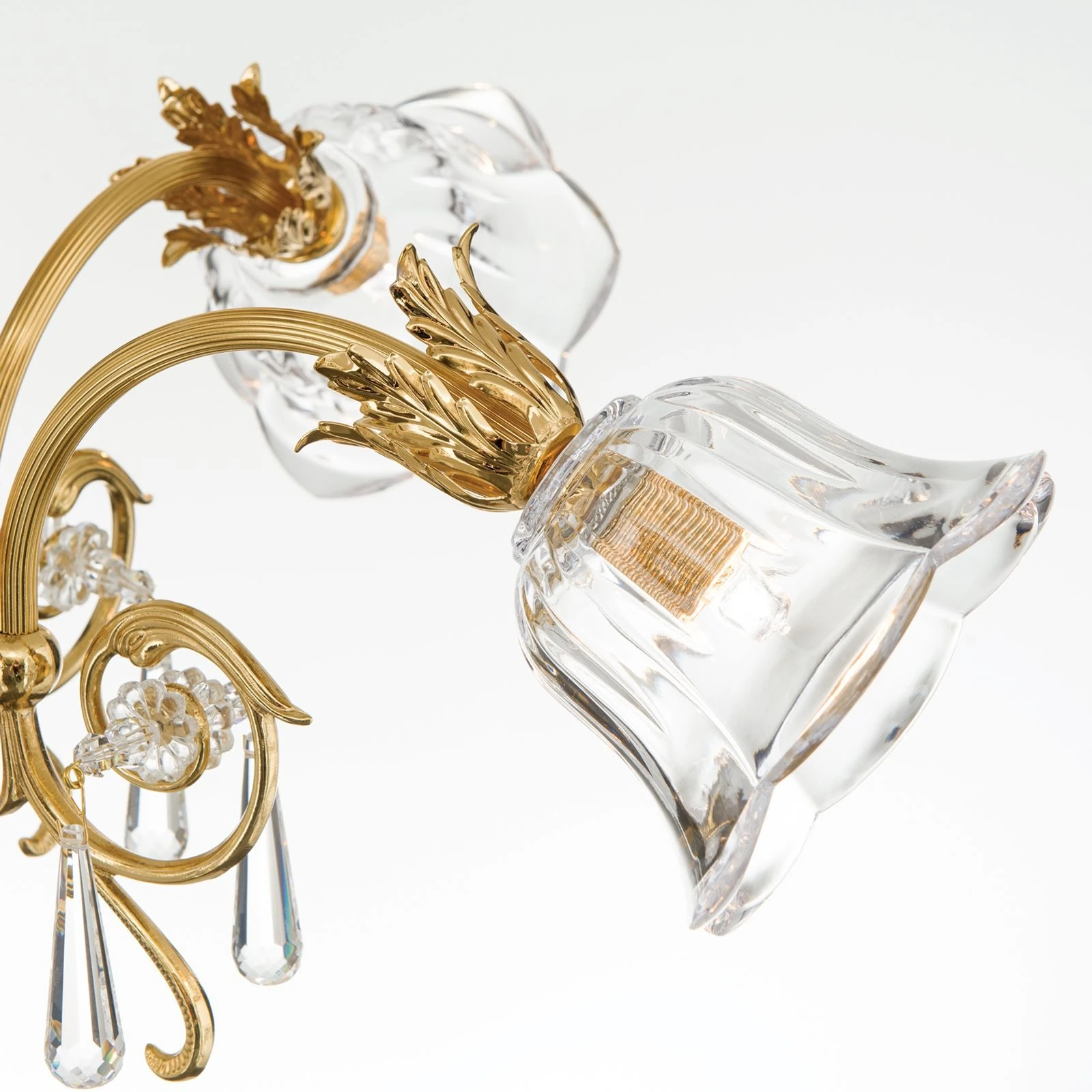 Luster LA BOHEME, 5 izvora svetla, 24-karatno pozlaćeno - 5