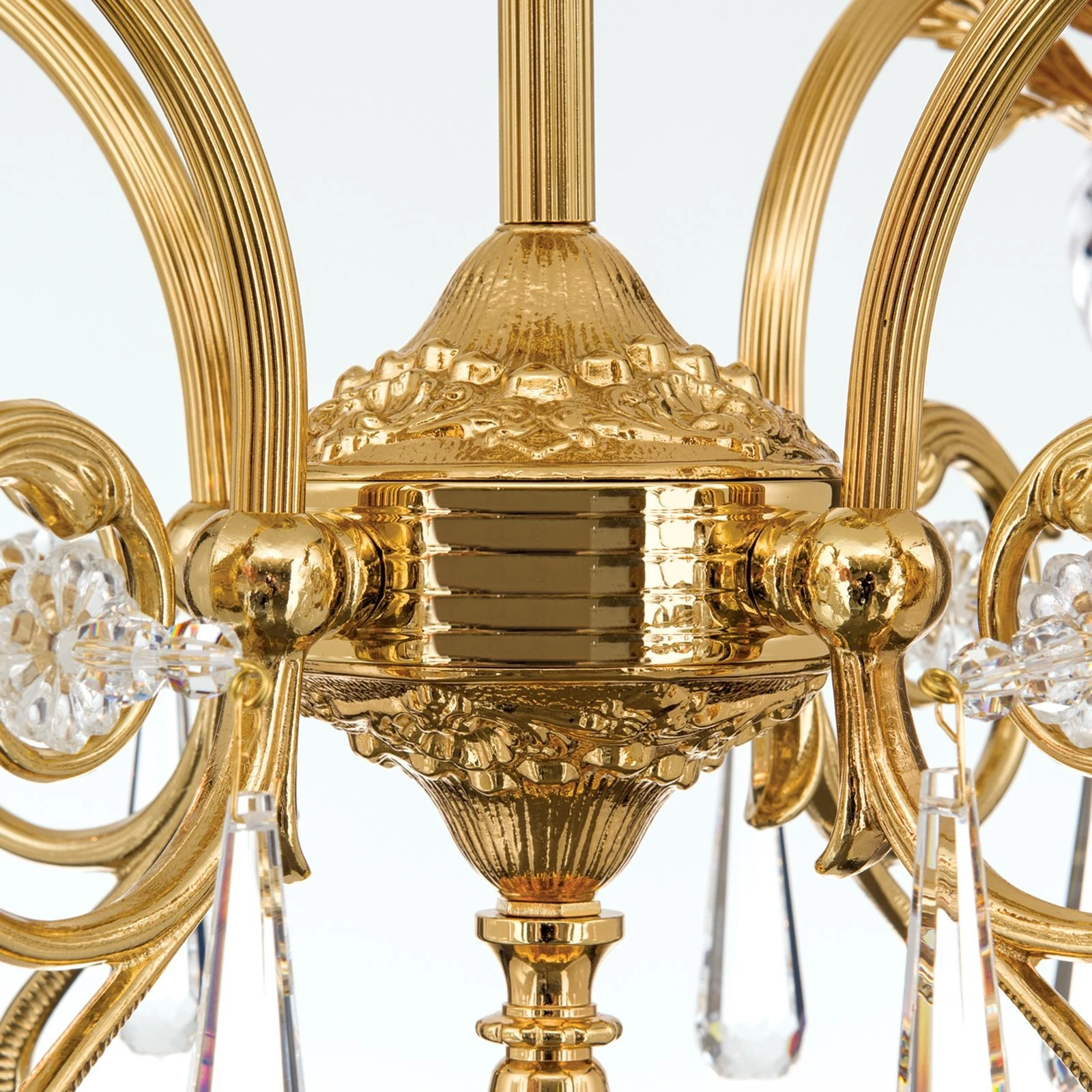 Luster LA BOHEME, 5 izvora svetla, 24-karatno pozlaćeno - 6