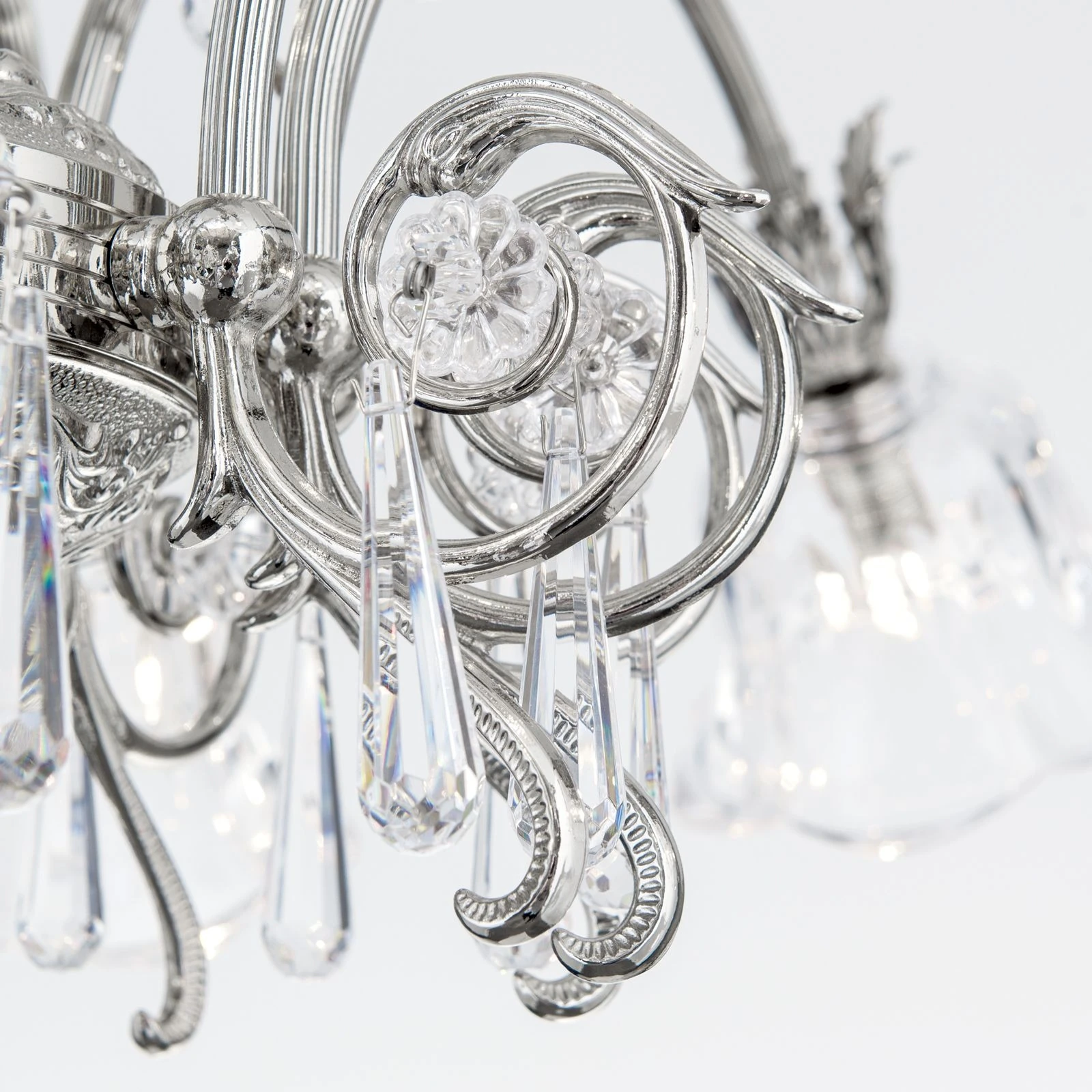 Luster LA BOHEME, 8 izvora svetla, antik srebro - 5