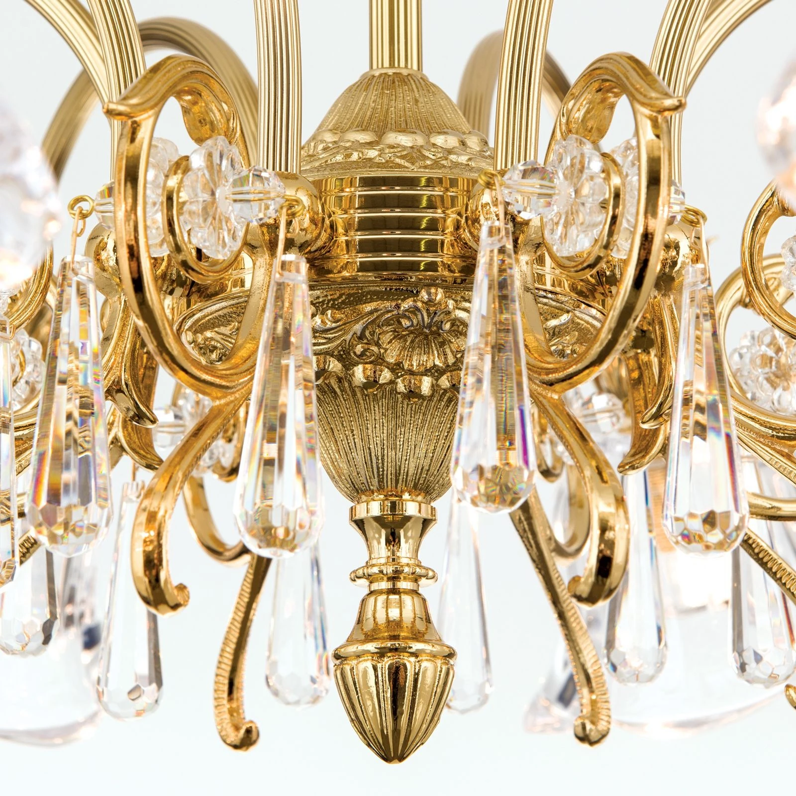 Luster LA BOHEME, 8 izvora svetla, 24-karatno pozlaćeno - 6