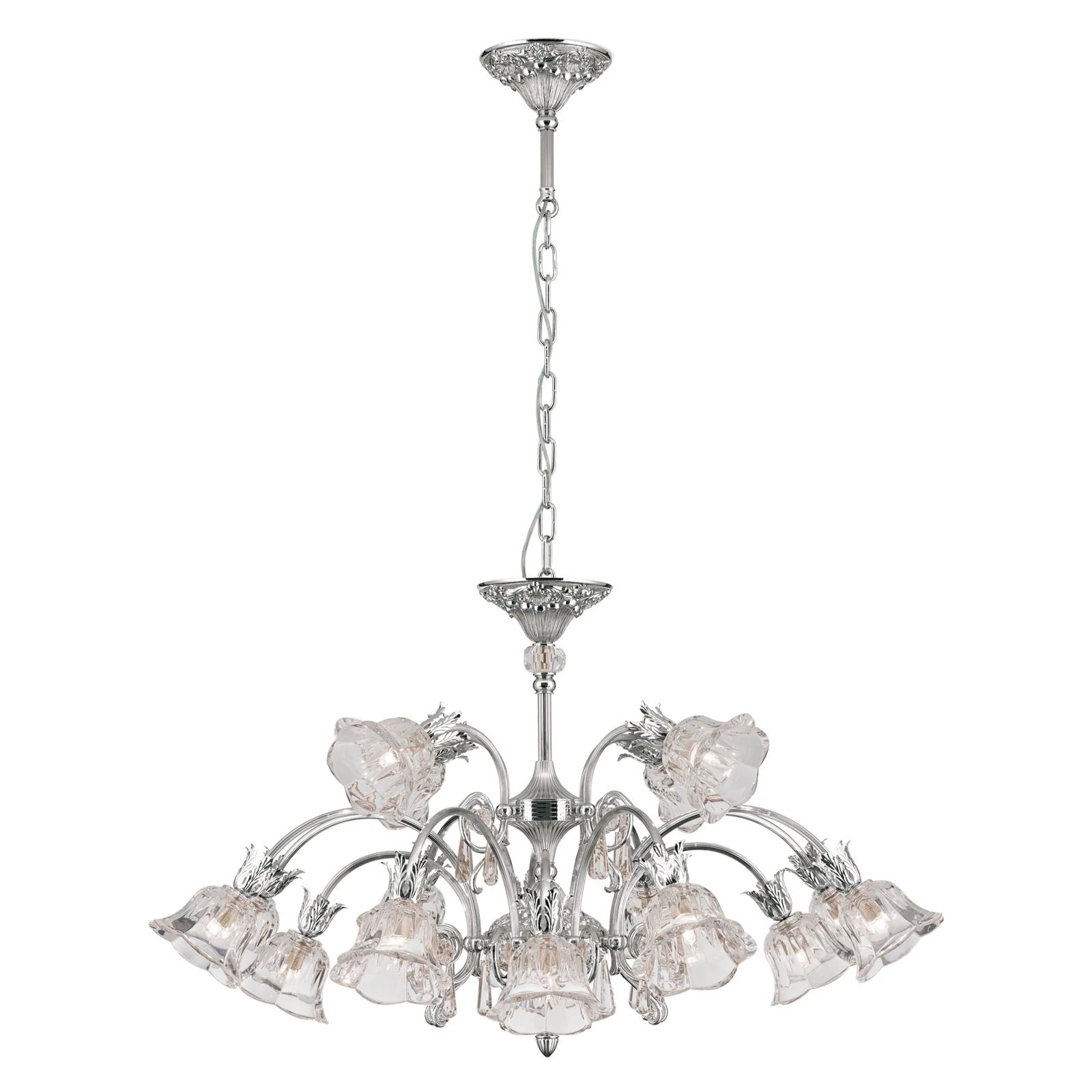 Luster LA BOHEME, 16 izvora svetla, antik srebro - 4