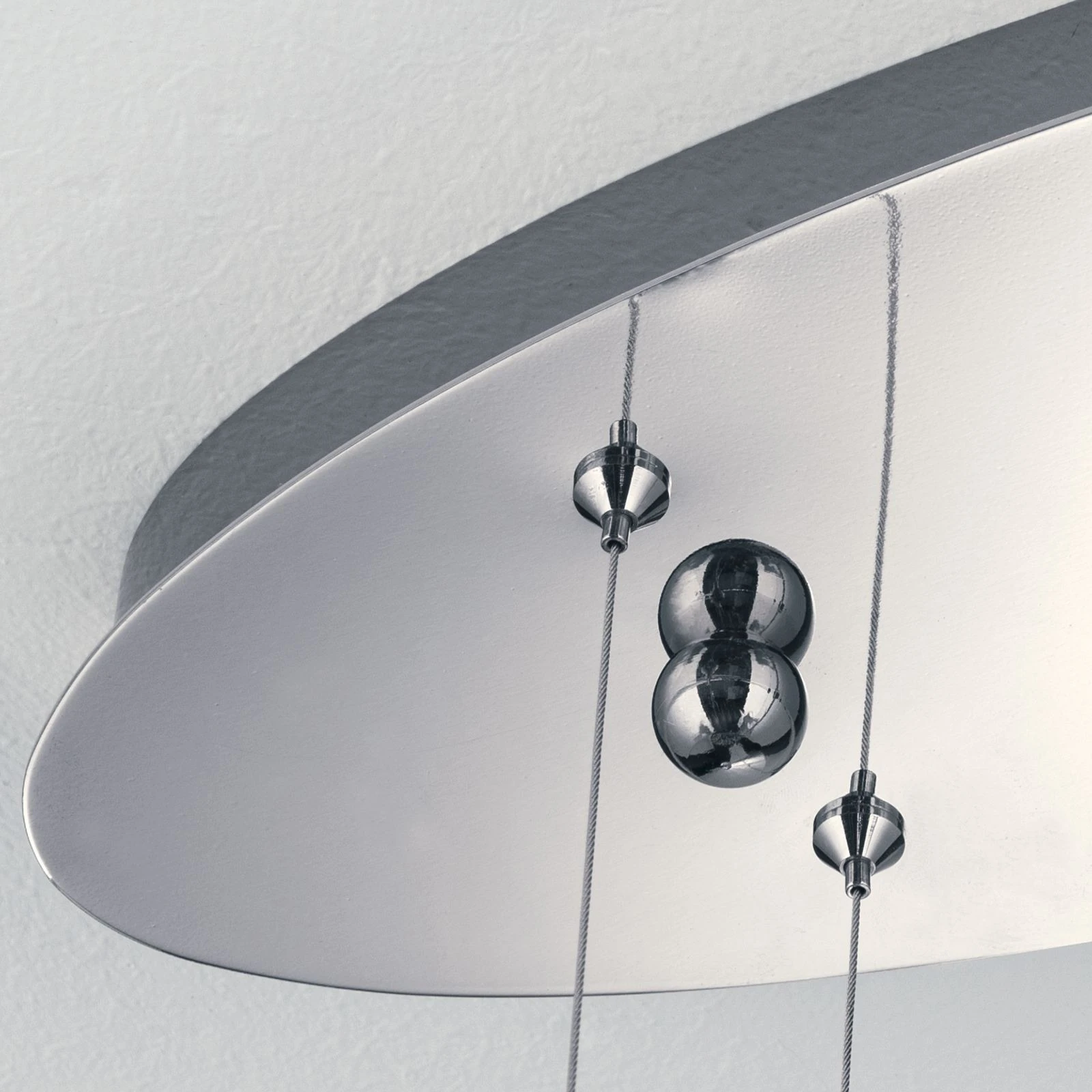 Plafonski luster KRISTALLDESIGN, ovalnog oblika, 60 × 25 cm, hromiran - 6