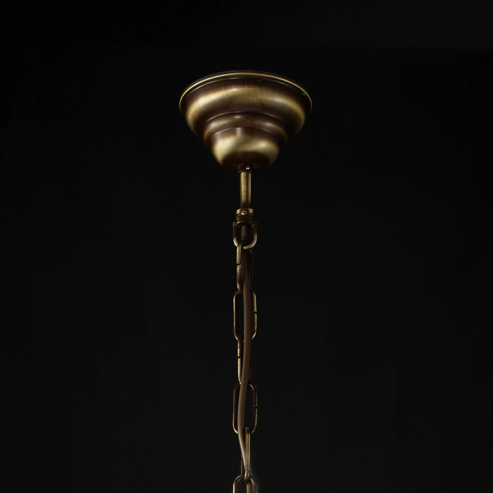 Luster EMPIRE CRYSTAL, Ø 62 cm, antik mesing - 4