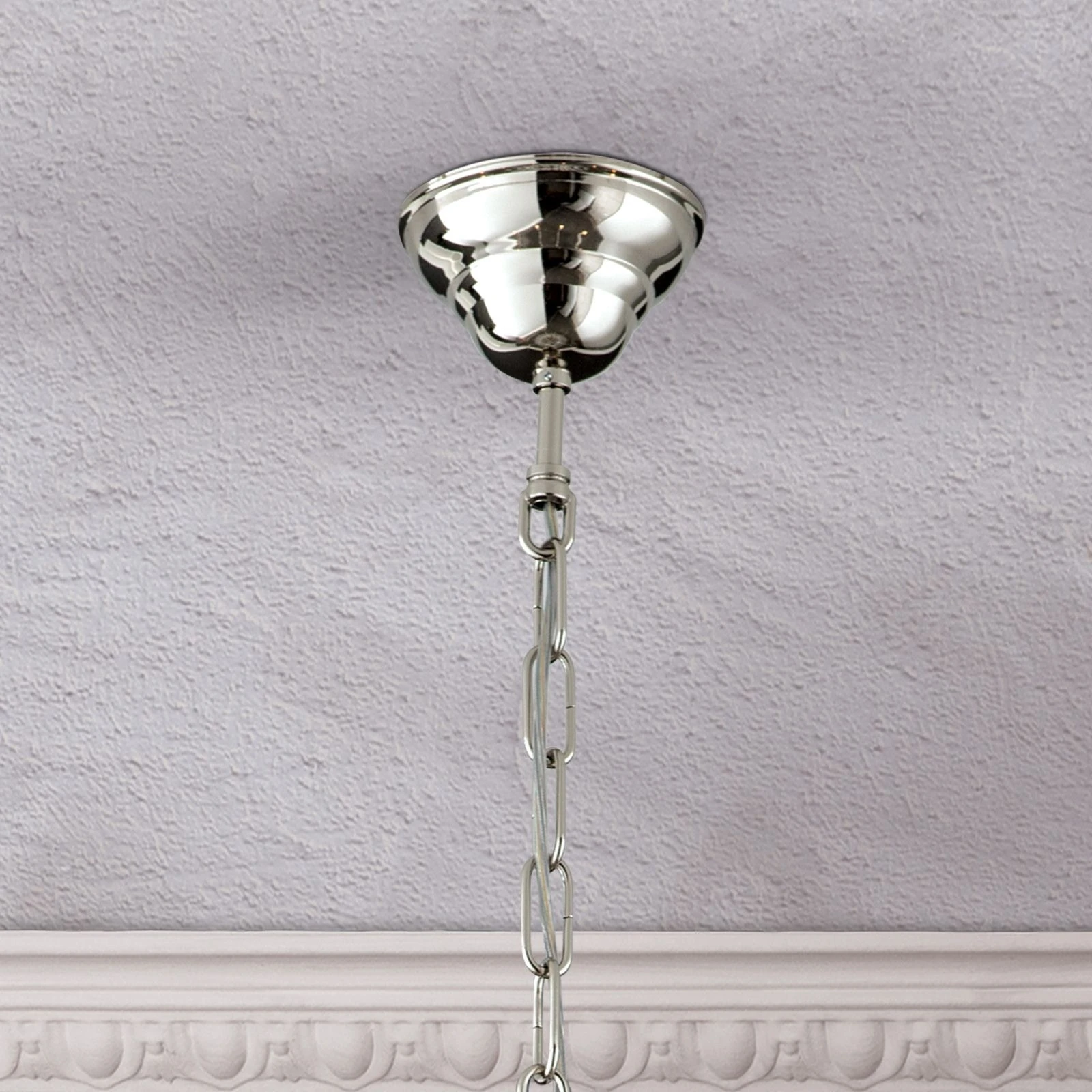 Luster EMPIRE CRYSTAL, Ø 80 cm, antik srebro - 3