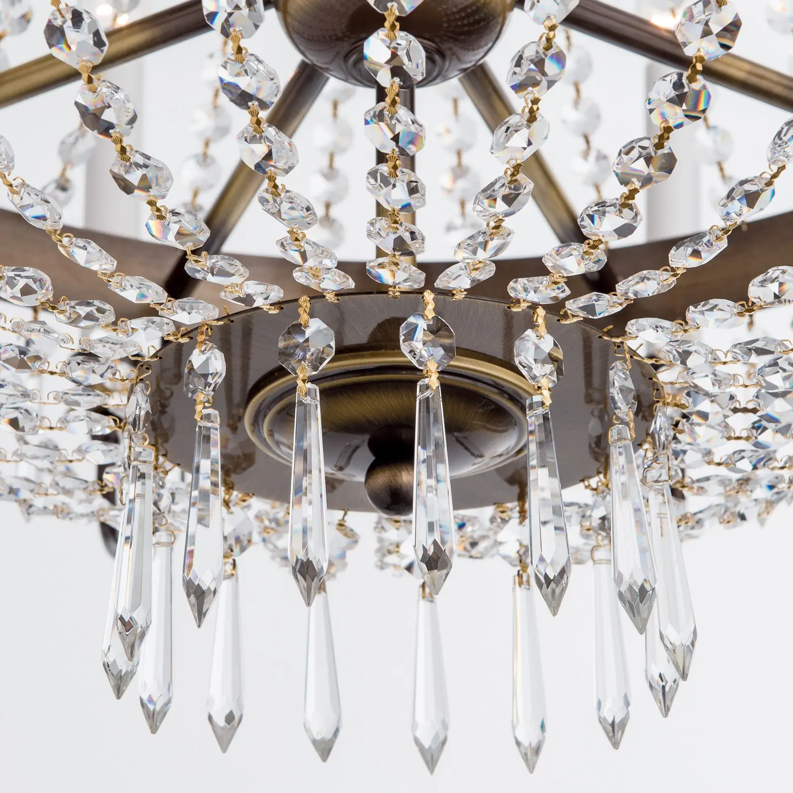 Luster EMPIRE CRYSTAL, patina, Ø 80 cm - 2