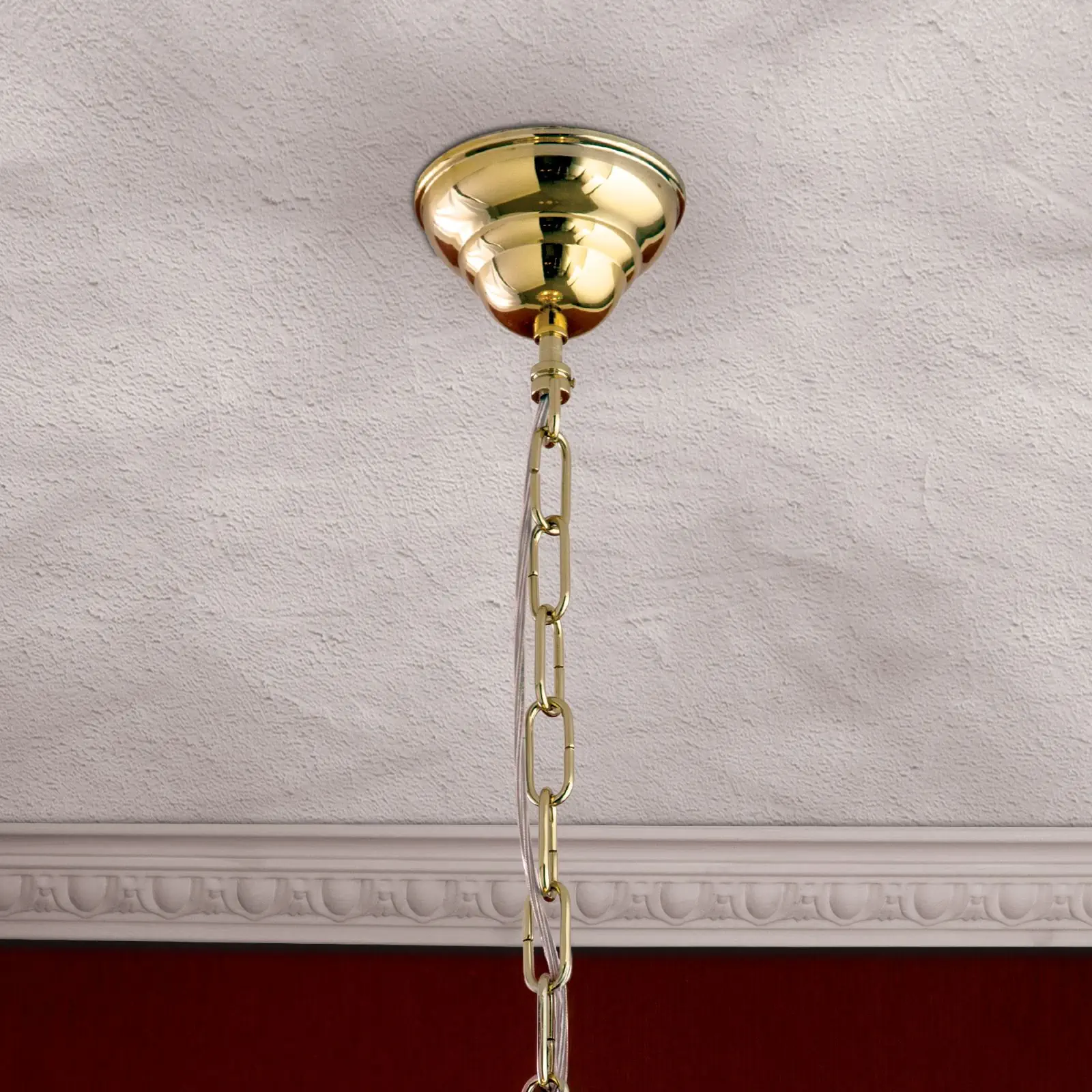 Luster KRISTALL KLASSISCH, 4 izvora svetla, zlatni - 3